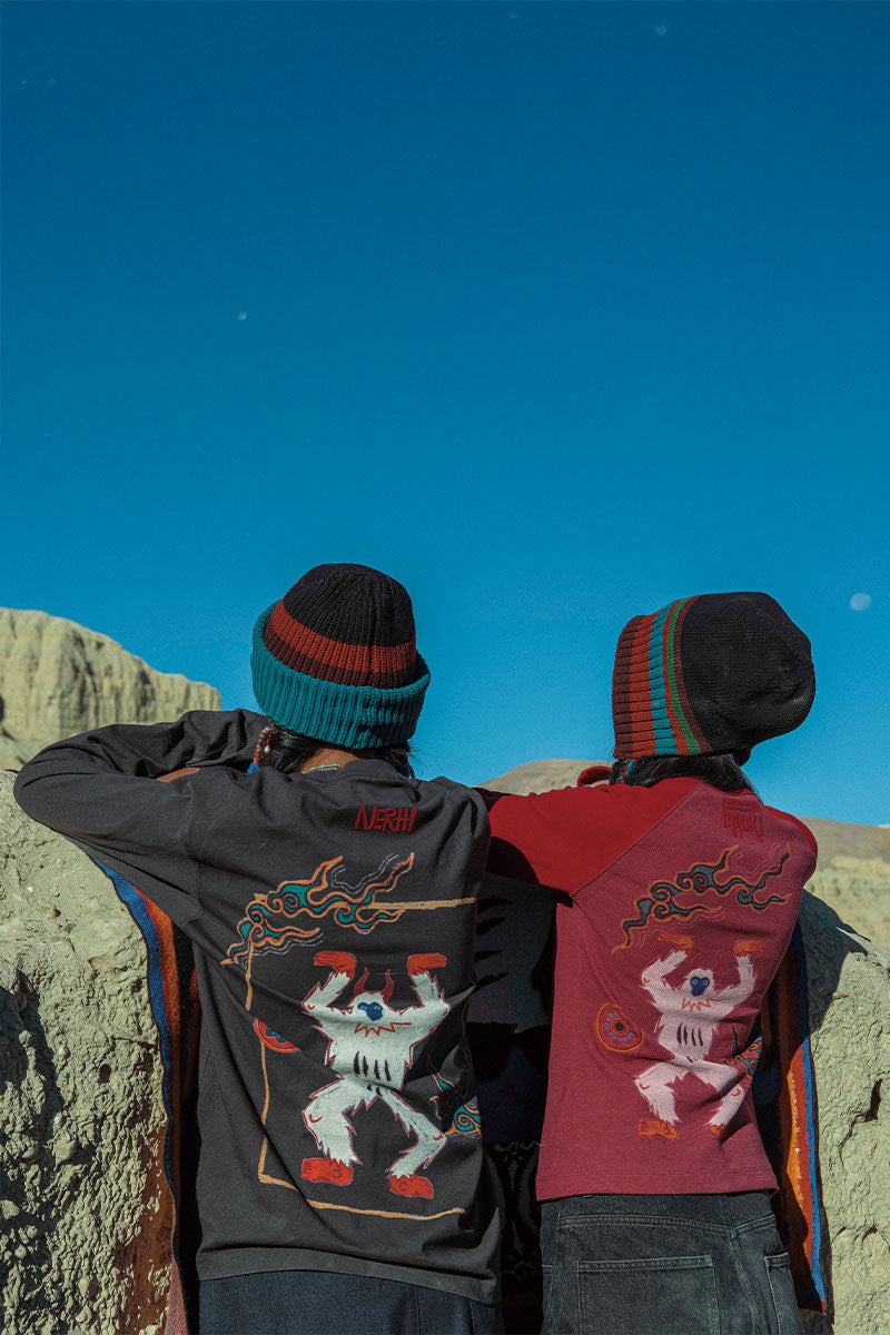 NERHI Mural Graphic Long-Sleeve Tee