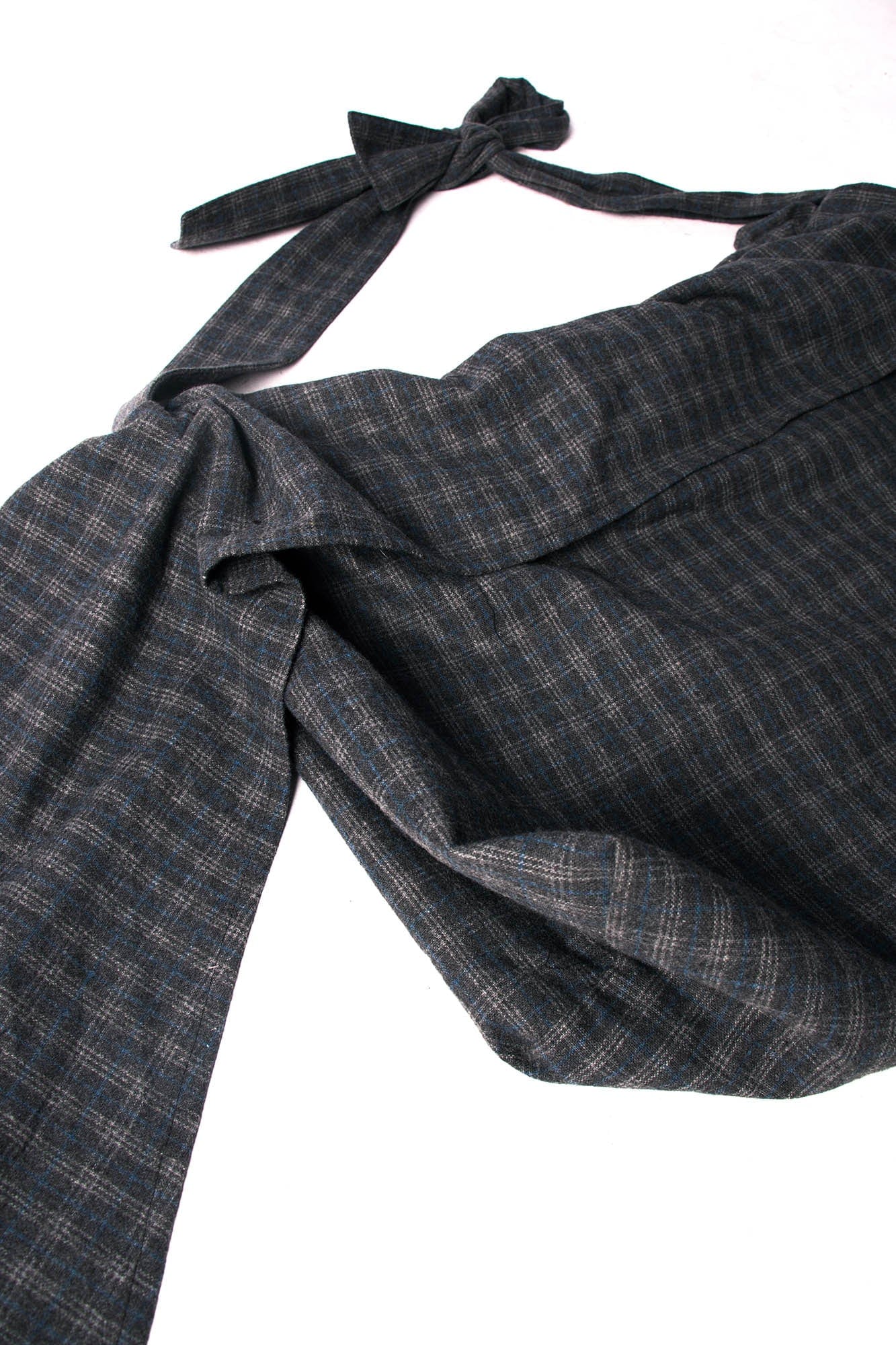 RELABEL Plaid Wool-Blended Knot Handle Hobo Bag, premium urban and streetwear designers apparel on PROJECTISR.com, RELABEL