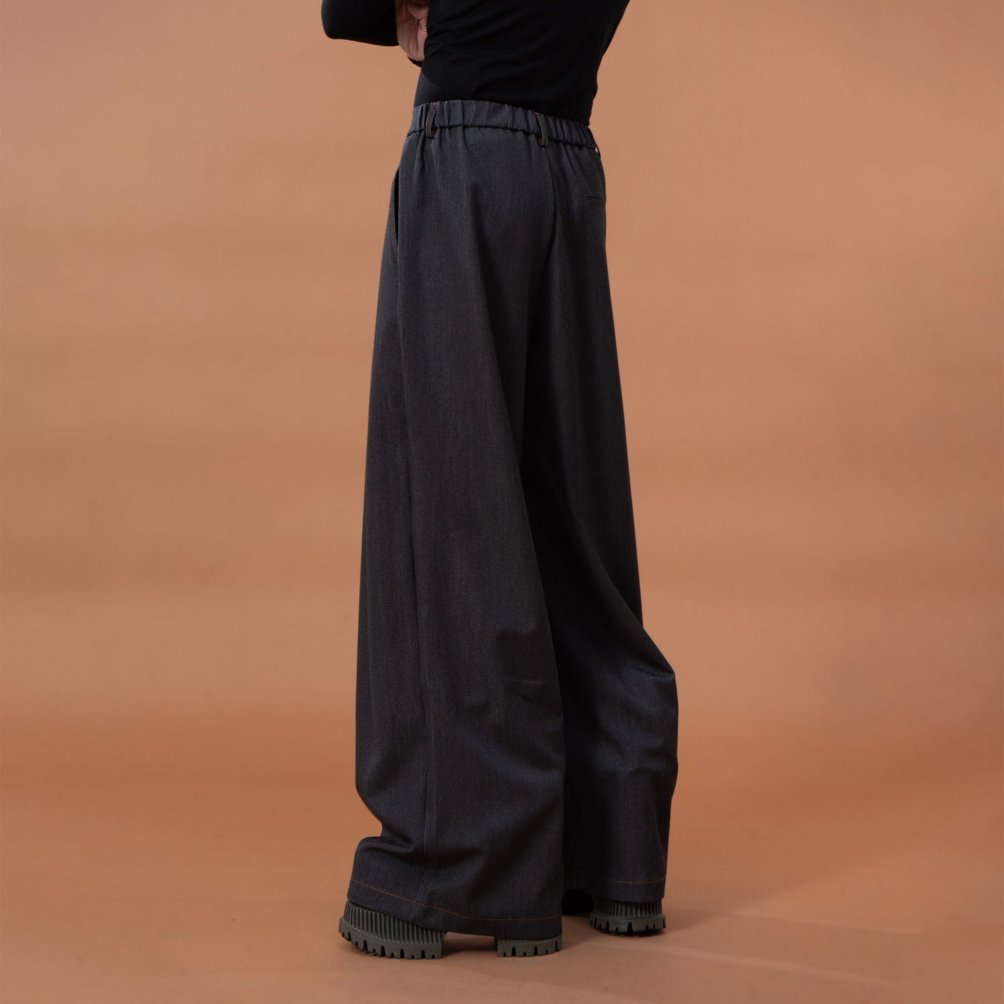 CLP Stitched Pleated Denim Pants, premium urban and streetwear designers apparel on PROJECTISR.com, CLP