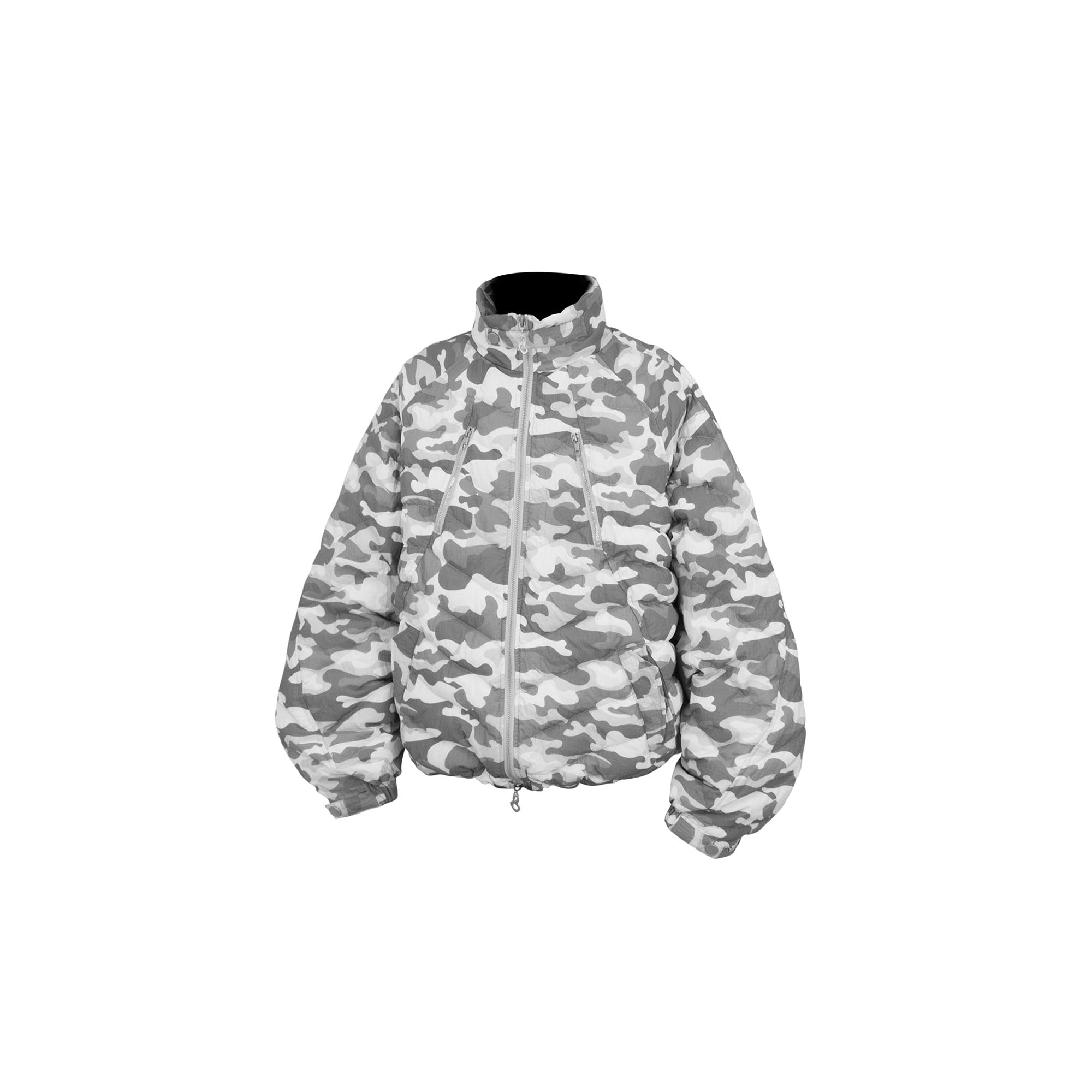 RELABEL V-Segment Ribcage Puffer Jacket Camo
