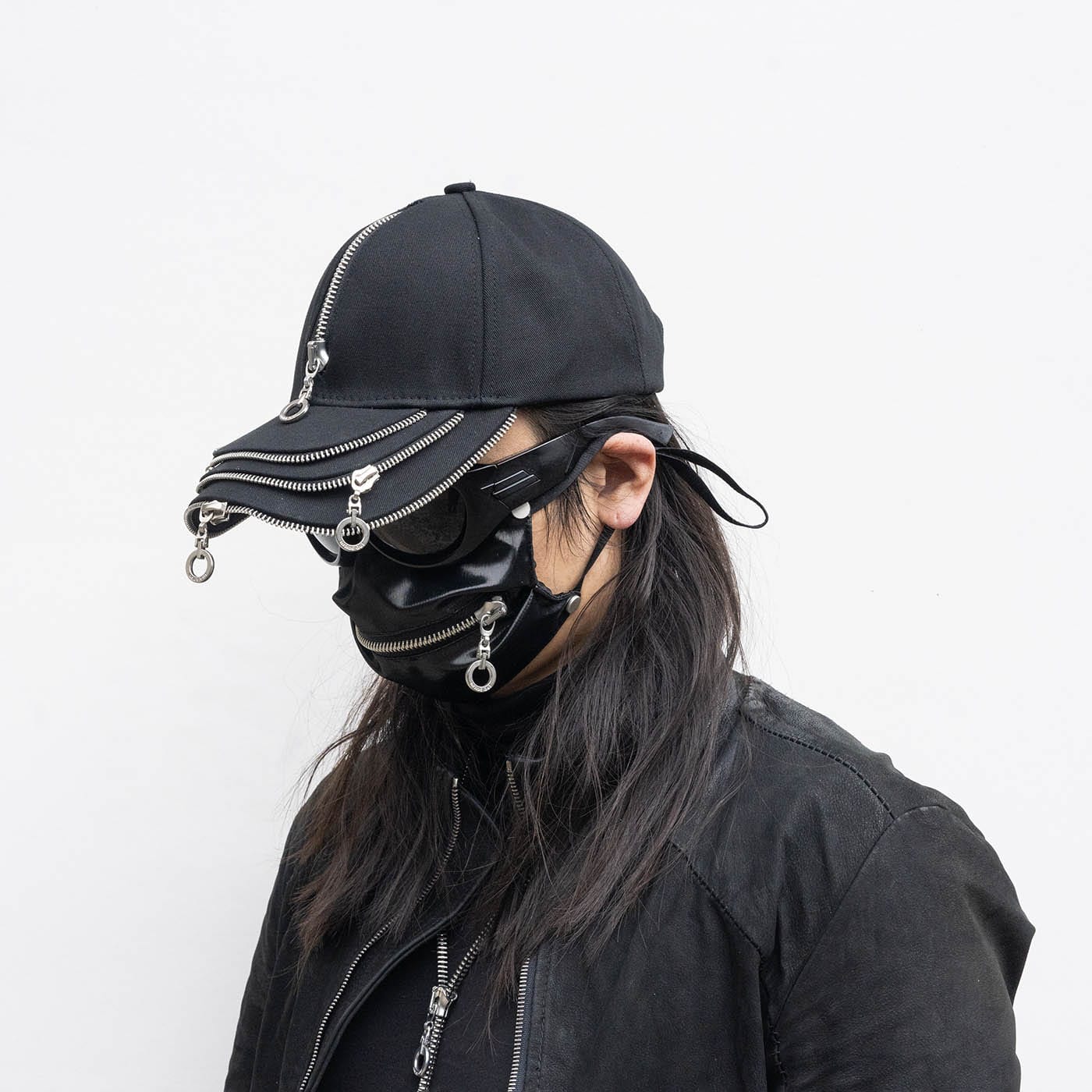 INSIDE OUT Triple-Layer Zipper Cap, premium urban and streetwear designers apparel on PROJECTISR.com, INSIDE OUT