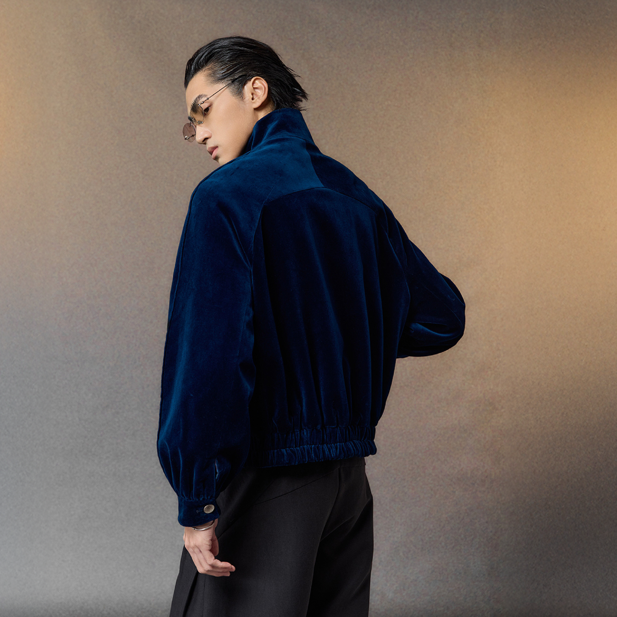 ALVNG AR ANTS Reversible Velvet Plaid Jacket, premium urban and streetwear designers apparel on PROJECTISR.com, ALVNG AR ANTS