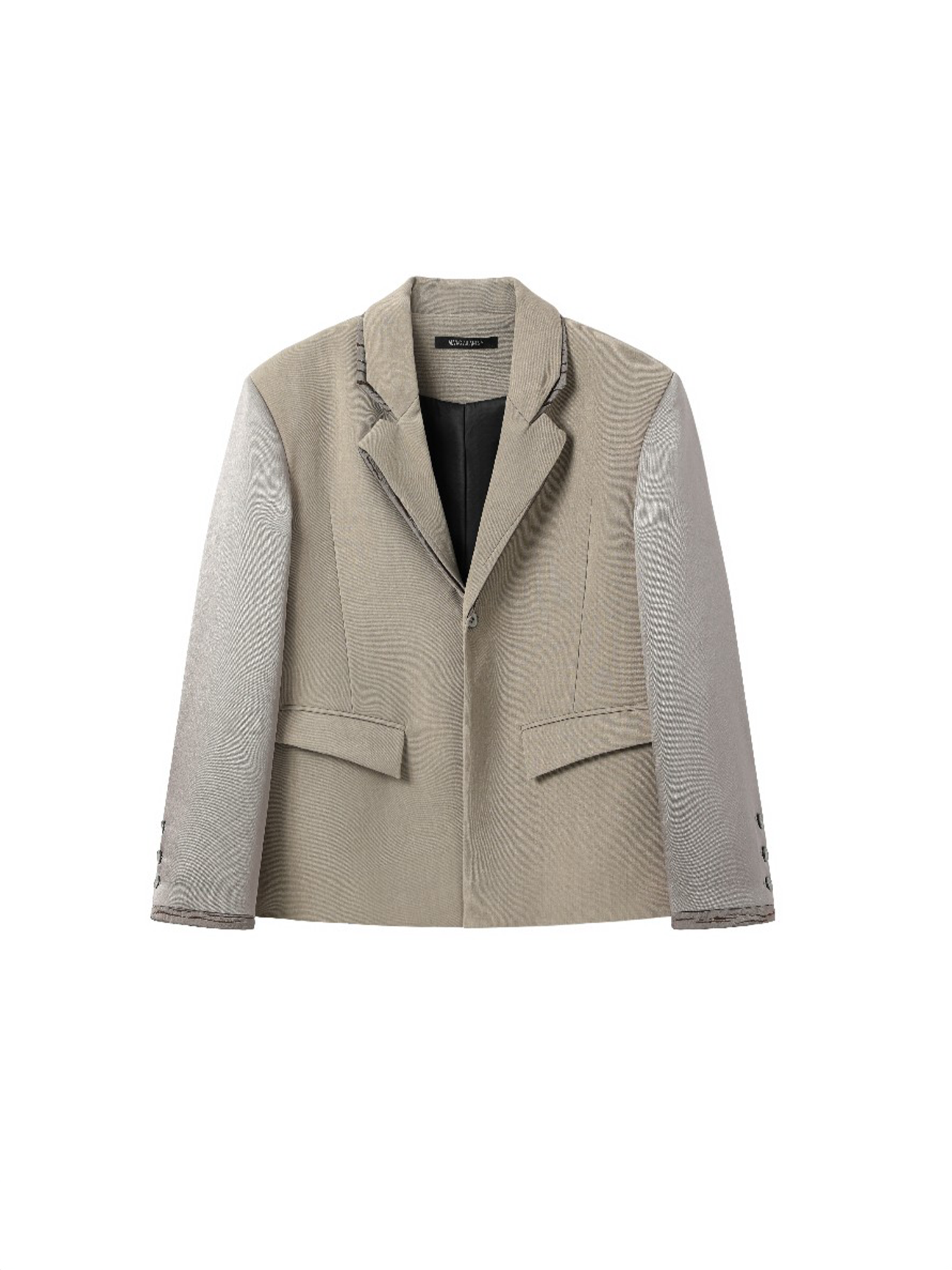 ALVNG AR ANTS Essential Sheen Spliced Blazer
