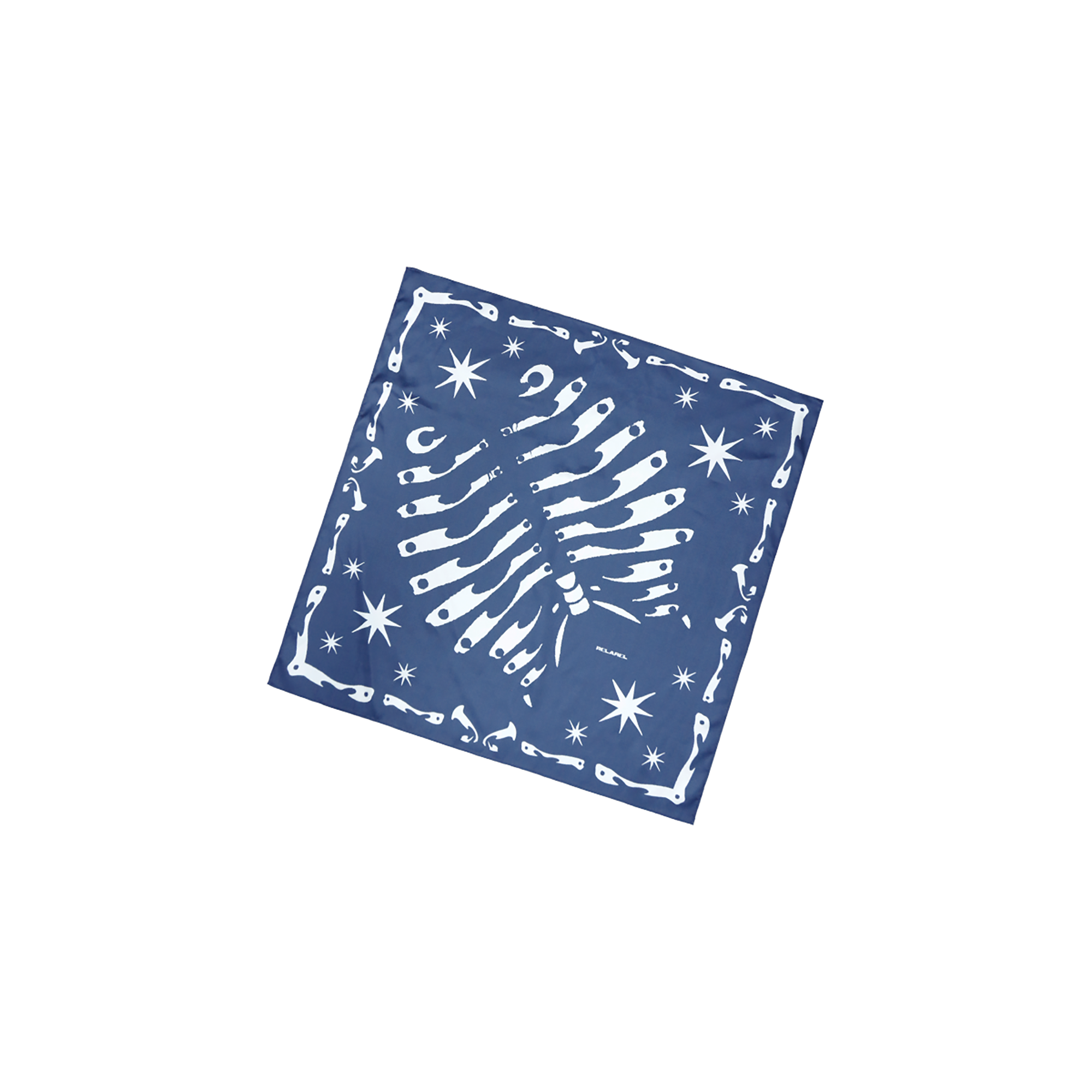 RELABEL Skeleton Star Bandana