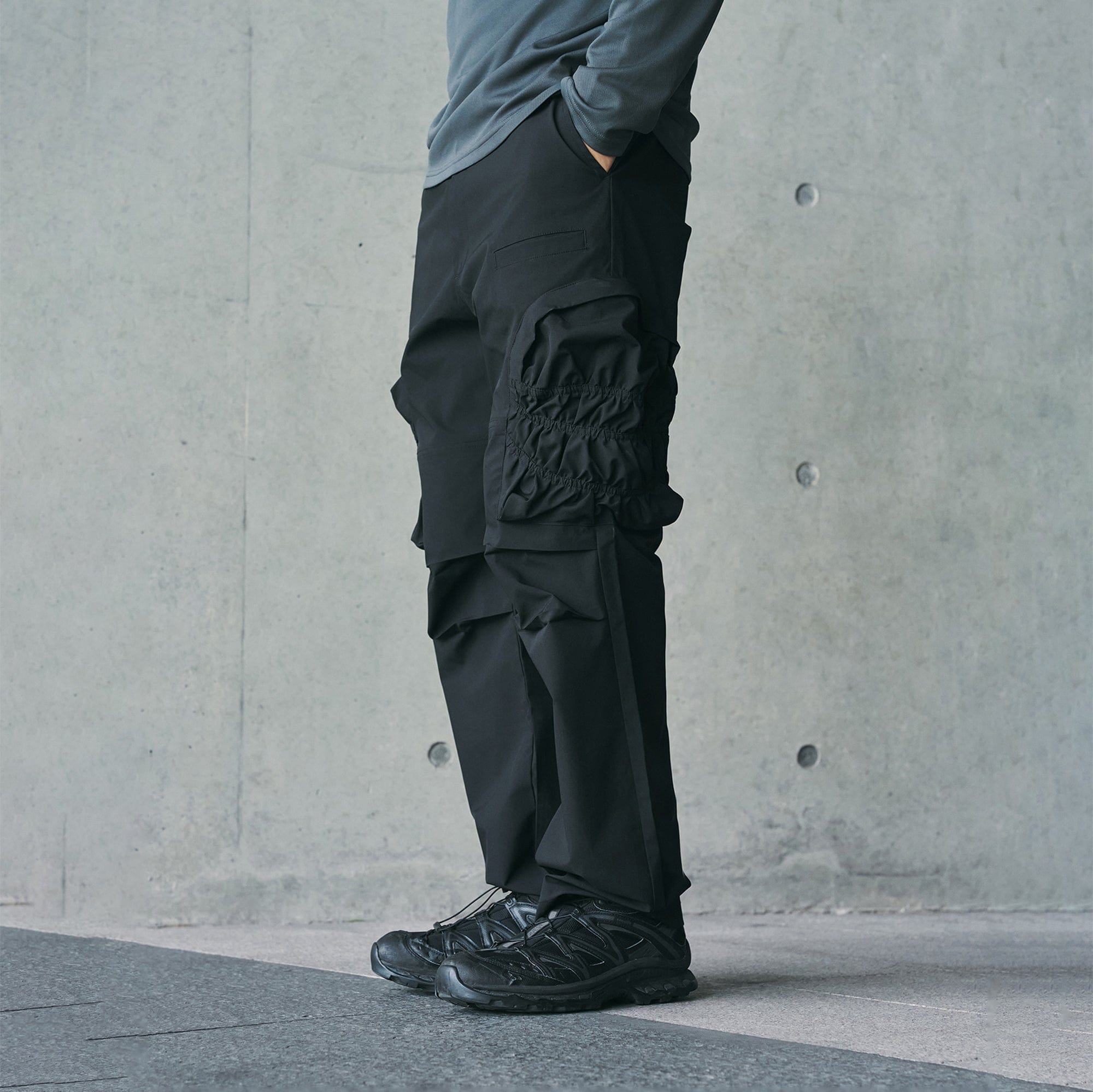 ENSHADOWER Modern Pleated Pocket Ourdoor Pants, premium urban and streetwear designers apparel on PROJECTISR.com, ENSHADOWER