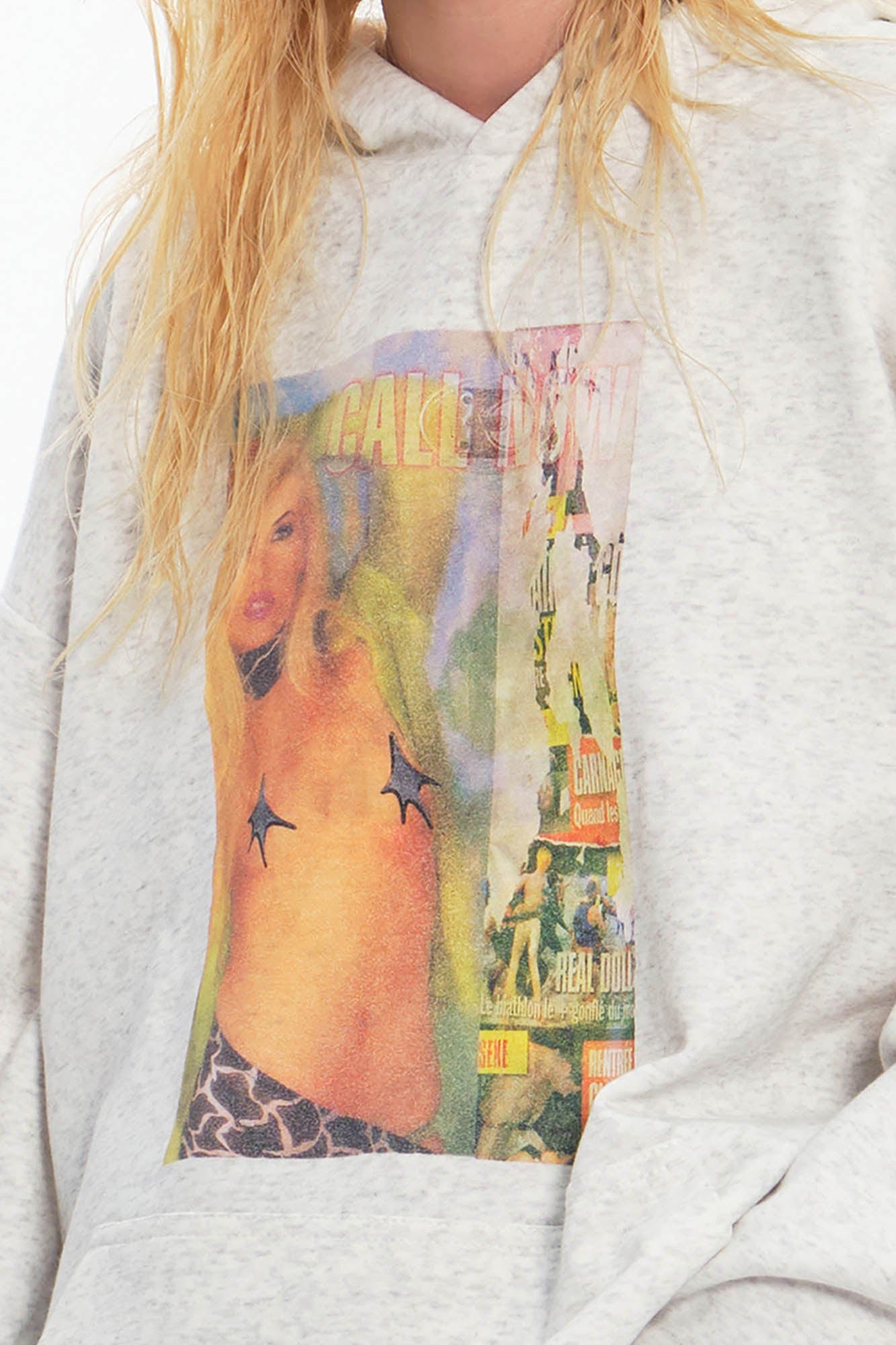 EMBRYO Rebel Girl Graphics Oversized Hoodie, premium urban and streetwear designers apparel on PROJECTISR.com, EMBRYO