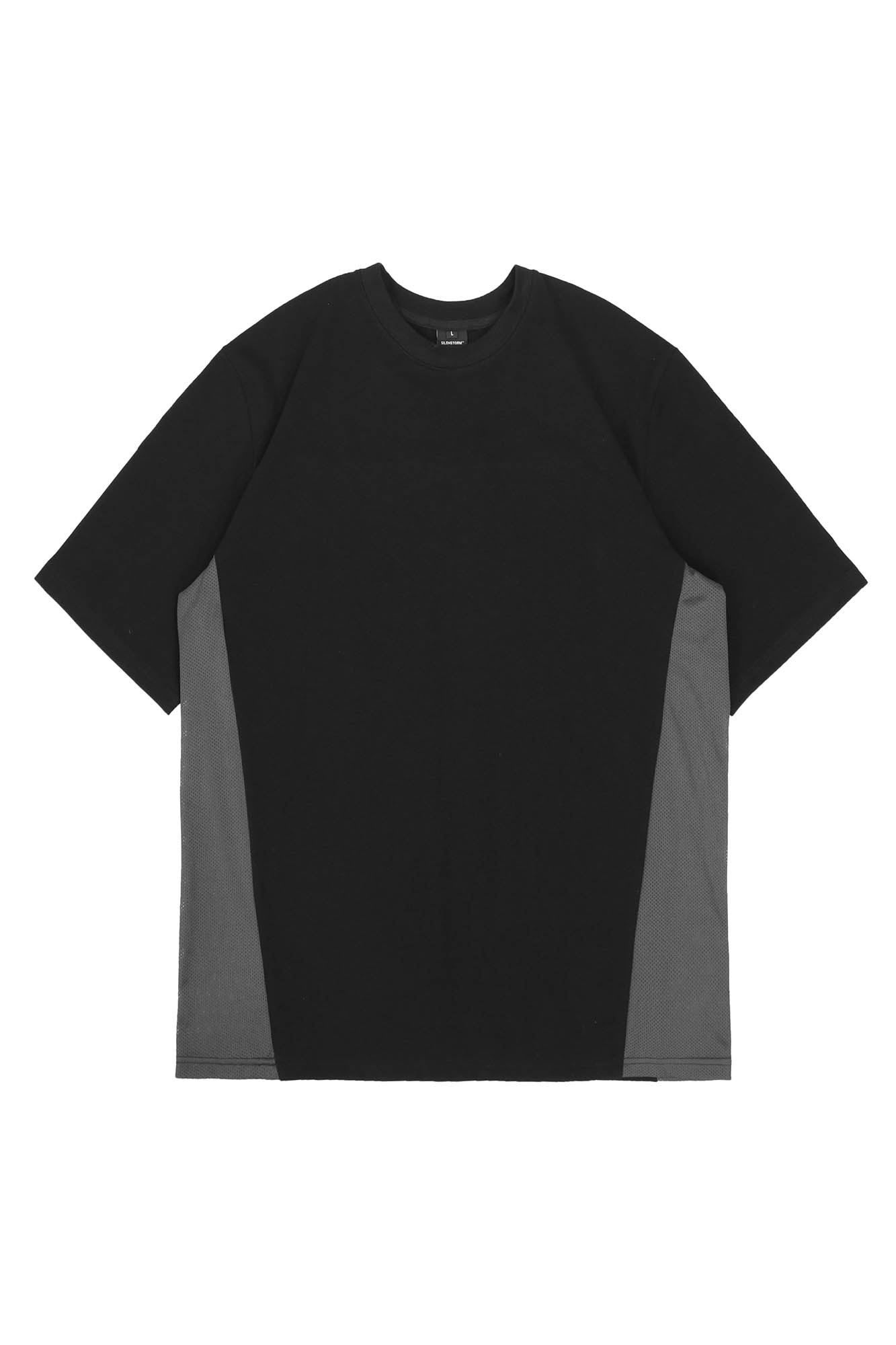 SILENSTORM Essential Spliced Mesh T-Shirt, premium urban and streetwear designers apparel on PROJECTISR.com, SILENSTORM