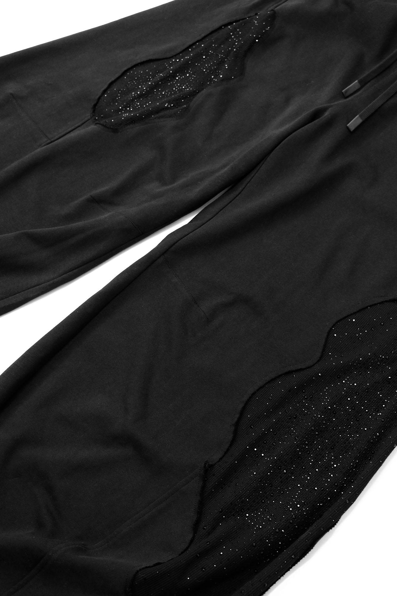 RELABEL Detachable Diamond Drape Oversized Sweatpants, premium urban and streetwear designers apparel on PROJECTISR.com, RELABEL