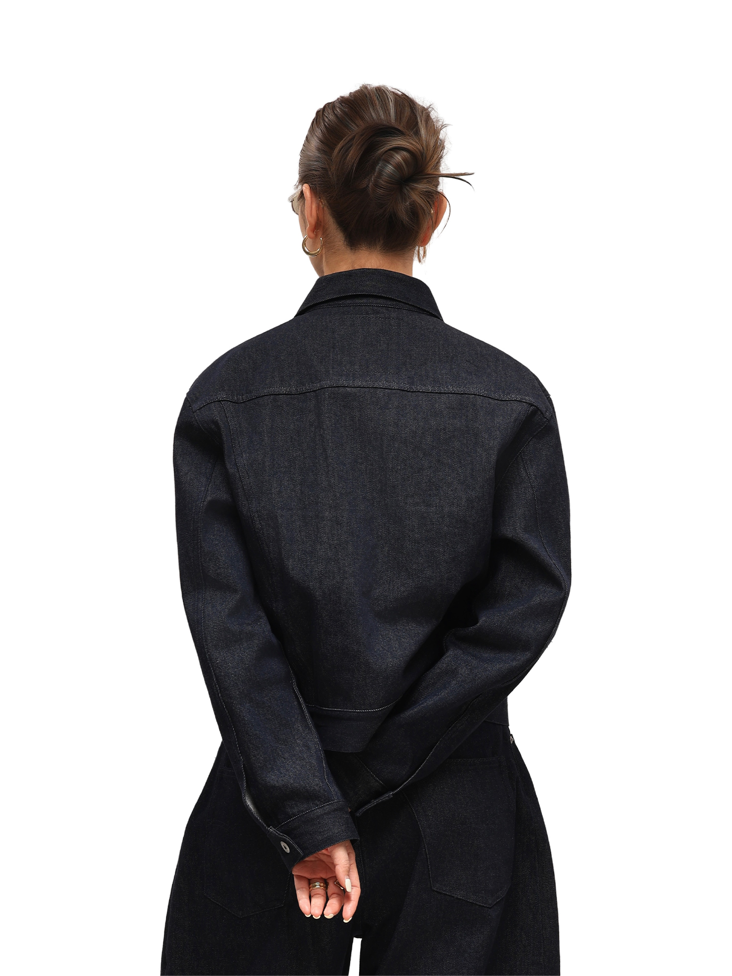 6CRAYON Indigo Denim Oversized Jacket
