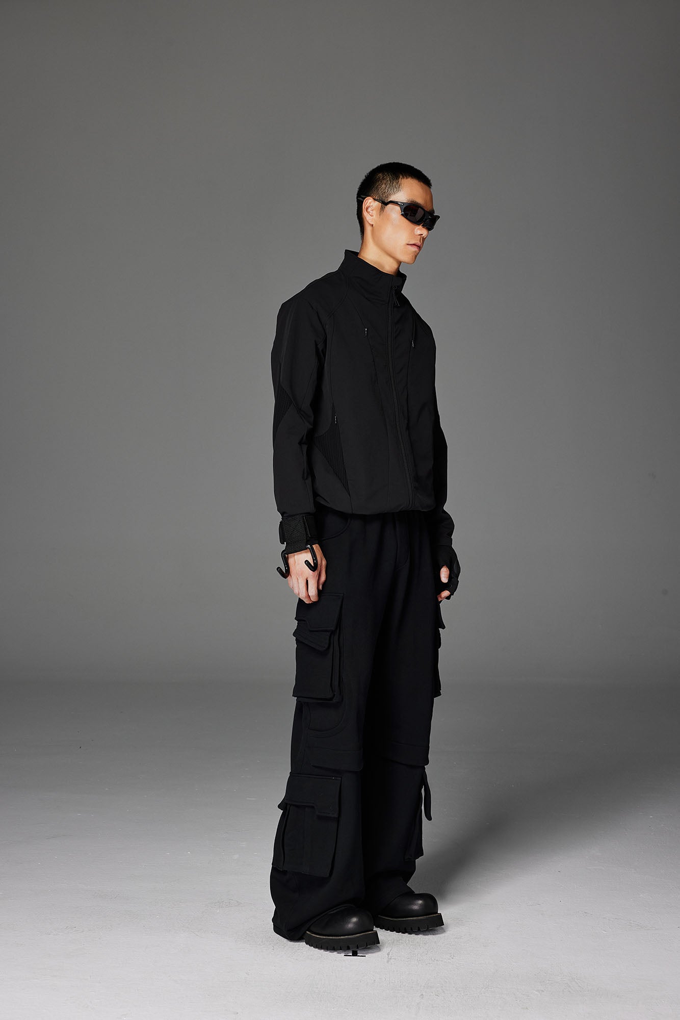 CATSSTAC Essential Panel Softshell Jacket, premium urban and streetwear designers apparel on PROJECTISR.com, CATSSTAC