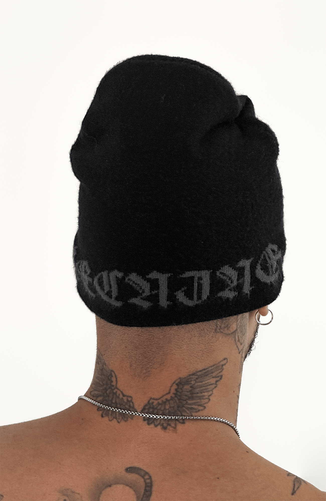 TECNINEGROUP Jacquard Diamond Knit Beanie