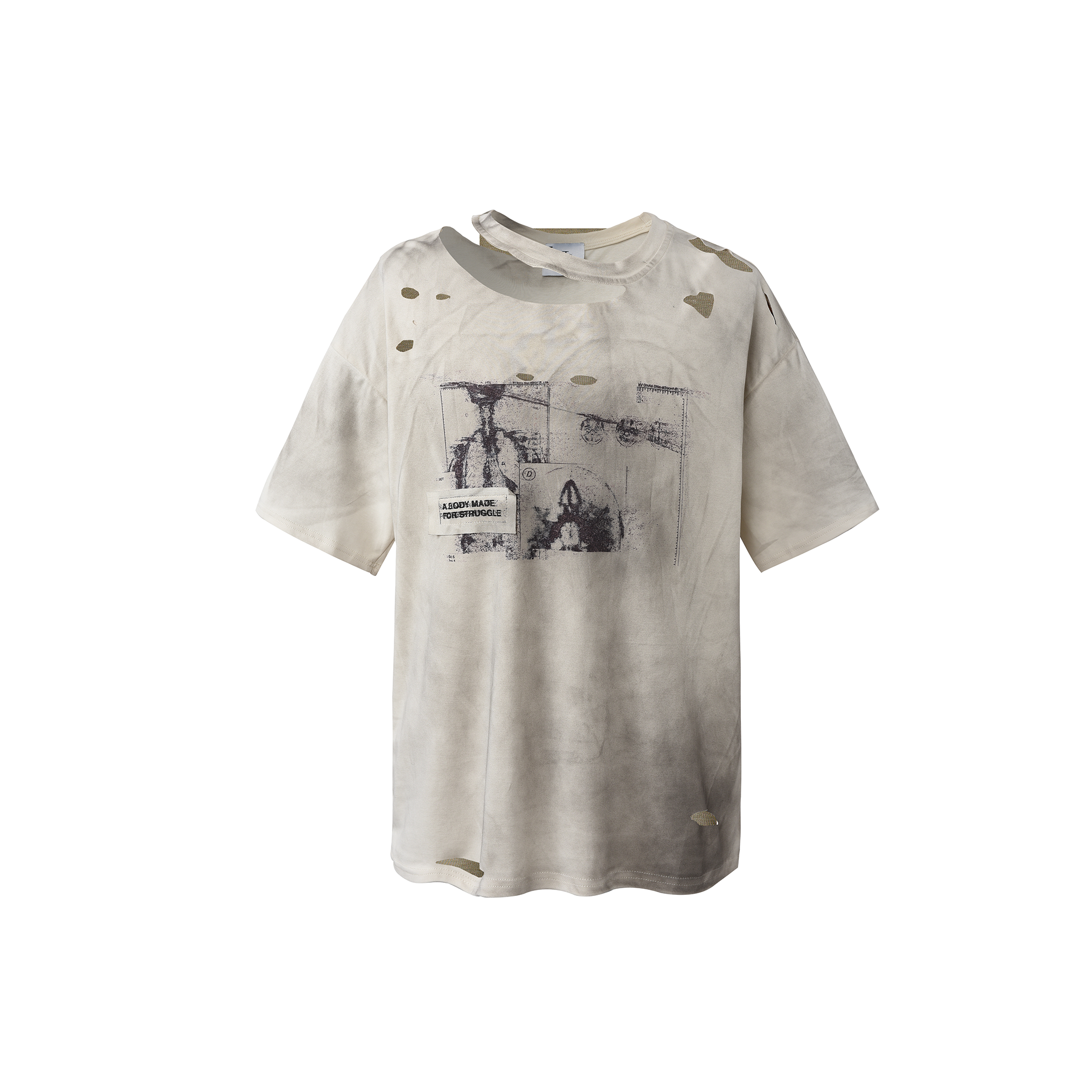 DREAM BAND Distressed Washed Graphic T-Shirt