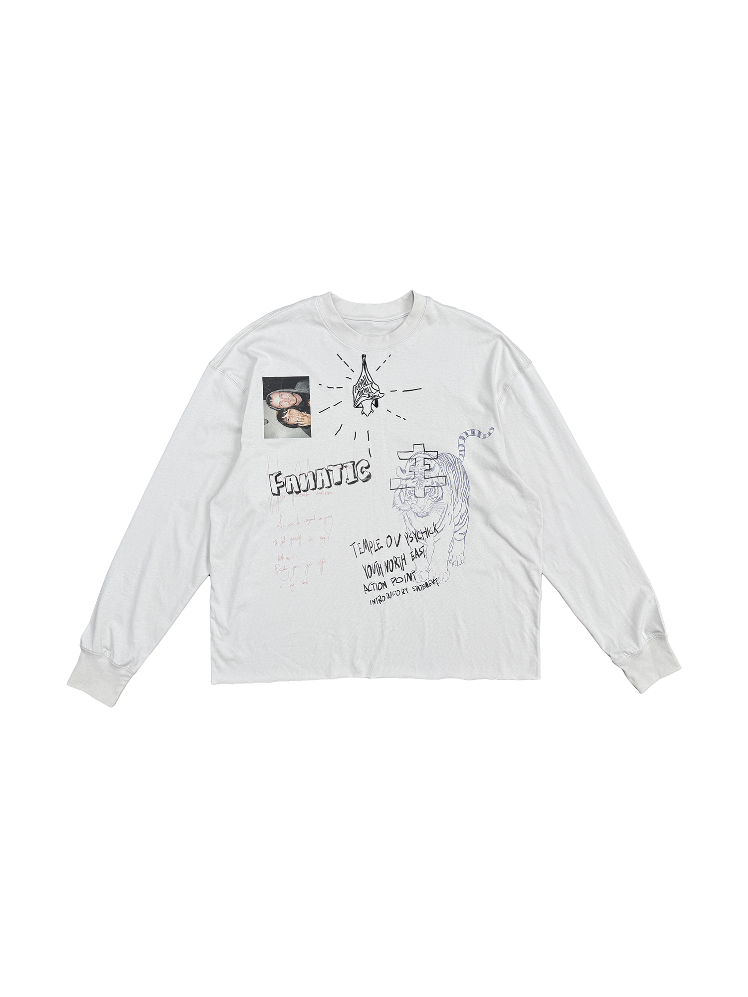 RICHILL Sketch Crewneck Long-Sleeve Tee, premium urban and streetwear designers apparel on PROJECTISR.com, RICHILL