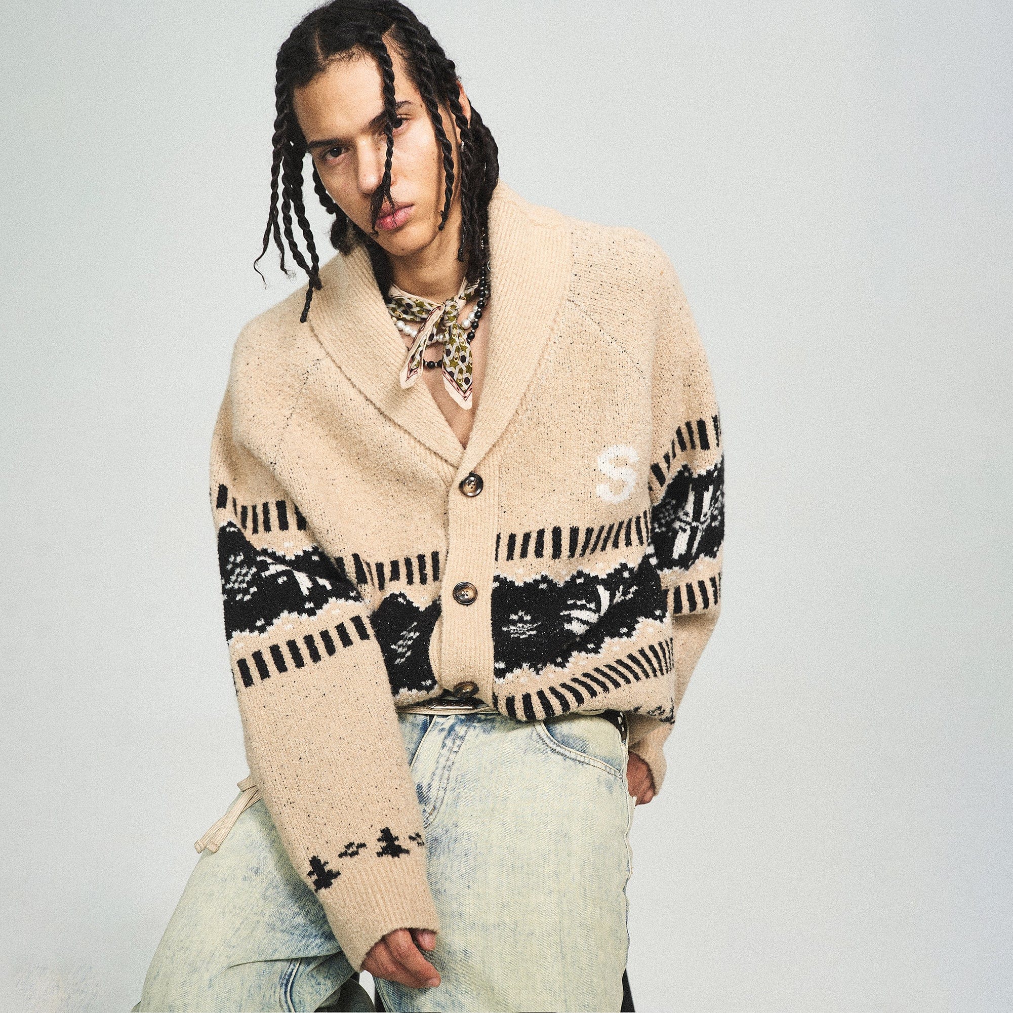 STEEPC Classic Knitted Cardigan, premium urban and streetwear designers apparel on PROJECTISR.com, STEEPC