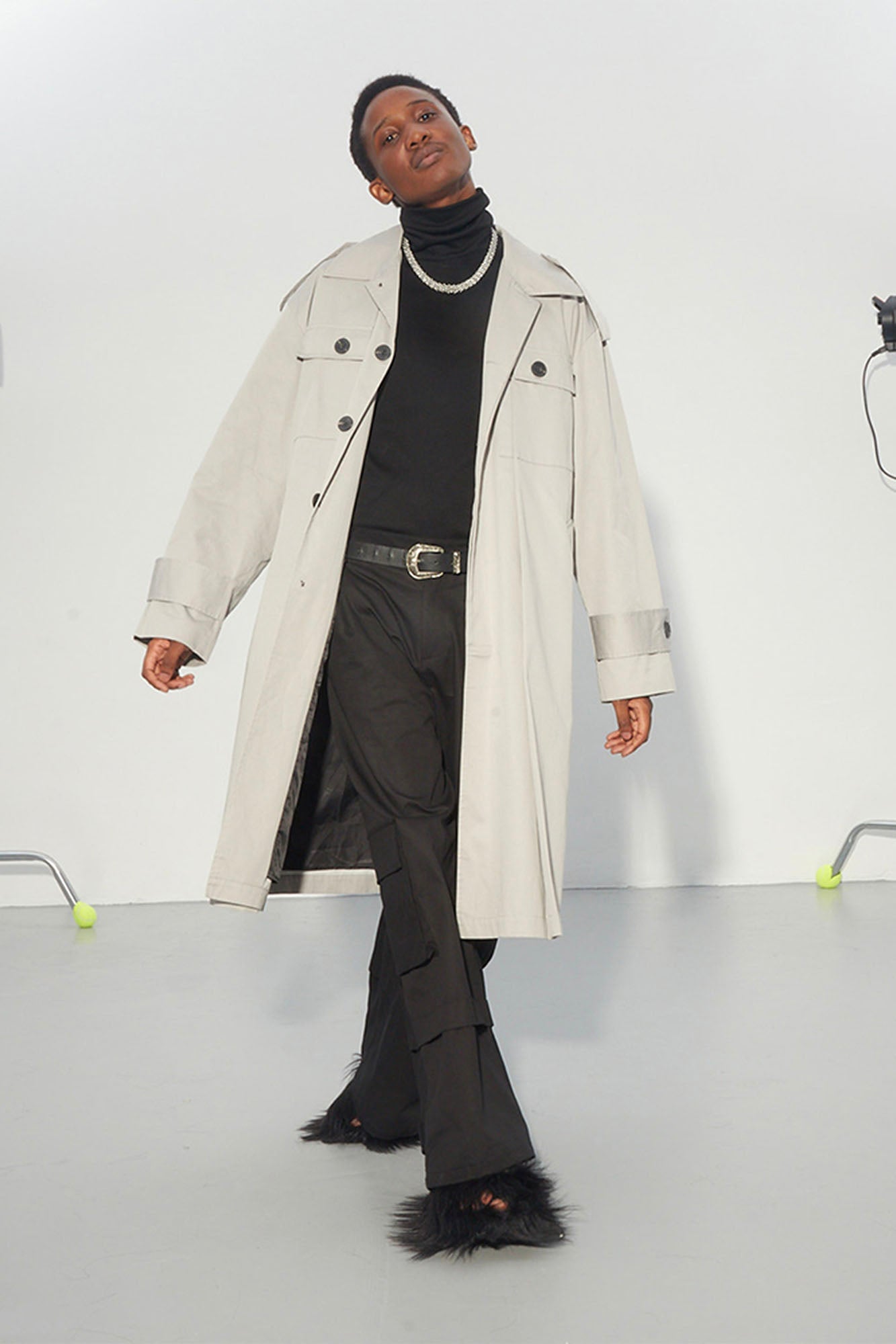 ASSEEN Utility Pocket Paneled Trench Coat, premium urban and streetwear designers apparel on PROJECTISR.com, ASSEEN