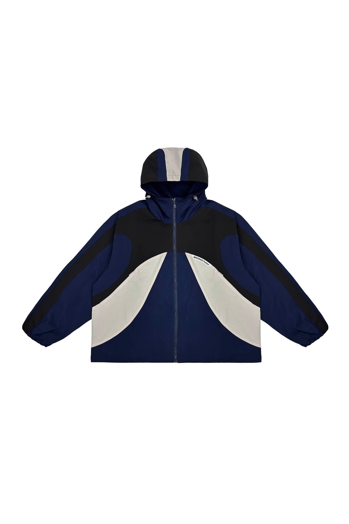 MIICHOUS EVA Tangram Spliced Hooded Windbreaker, premium urban and streetwear designers apparel on PROJECTISR.com, Miichous