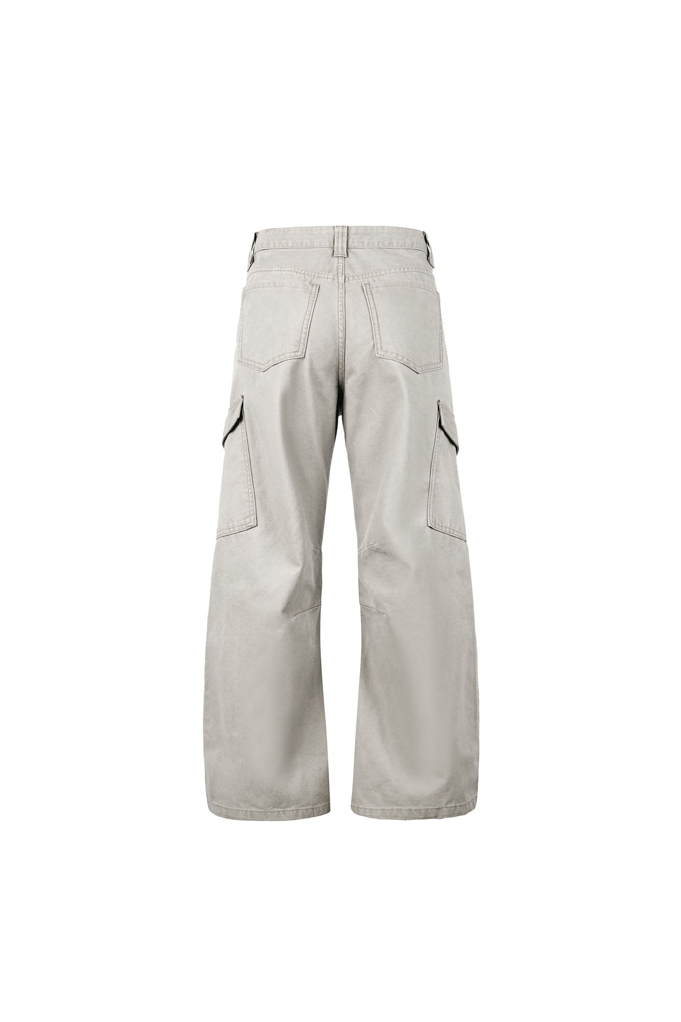 OKAYTHXBYE Washed Button Flap-Pocket Cargo Pants, premium urban and streetwear designers apparel on PROJECTISR.com, OKAYTHXBYE