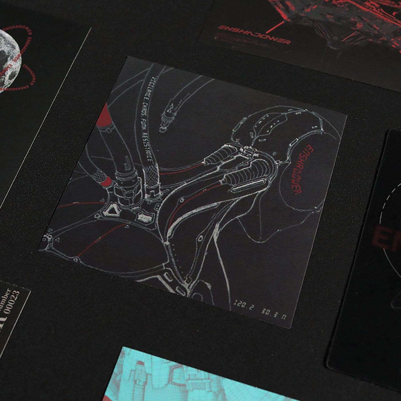 ENSHADOWER Classic Sticker Pack, premium urban and streetwear designers apparel on PROJECTISR.com, ENSHADOWER