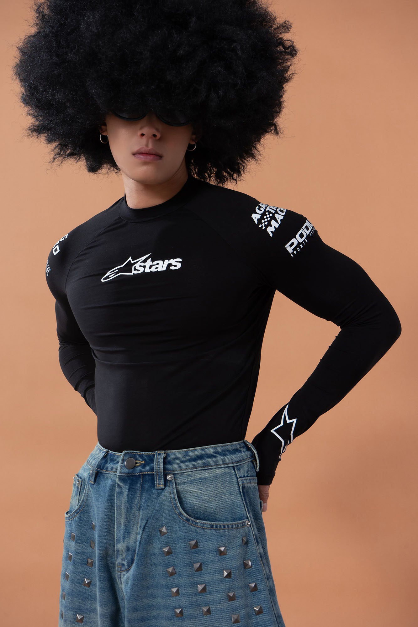 CLP Racing Compression Slim Long-Sleeve Tee, premium urban and streetwear designers apparel on PROJECTISR.com, CLP