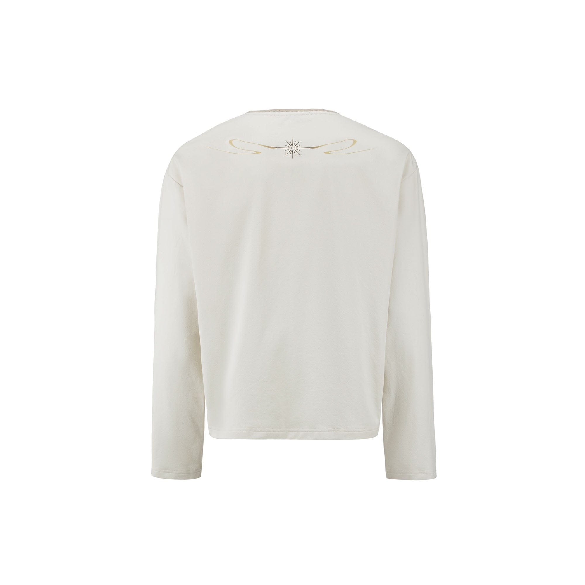 ESAIAS Distressed Stele Long Sleeve Tee, premium urban and streetwear designers apparel on PROJECTISR.com, ESAIAS