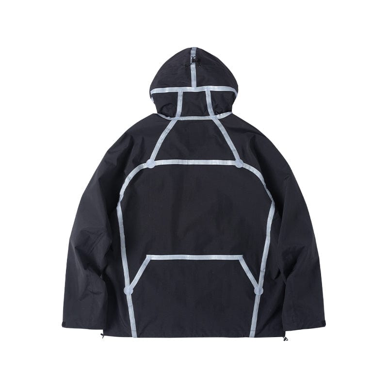 ENSHADOWER Teflon Reflective Water-Proof Windbreaker Type 2, premium urban and streetwear designers apparel on PROJECTISR.com, ENSHADOWER