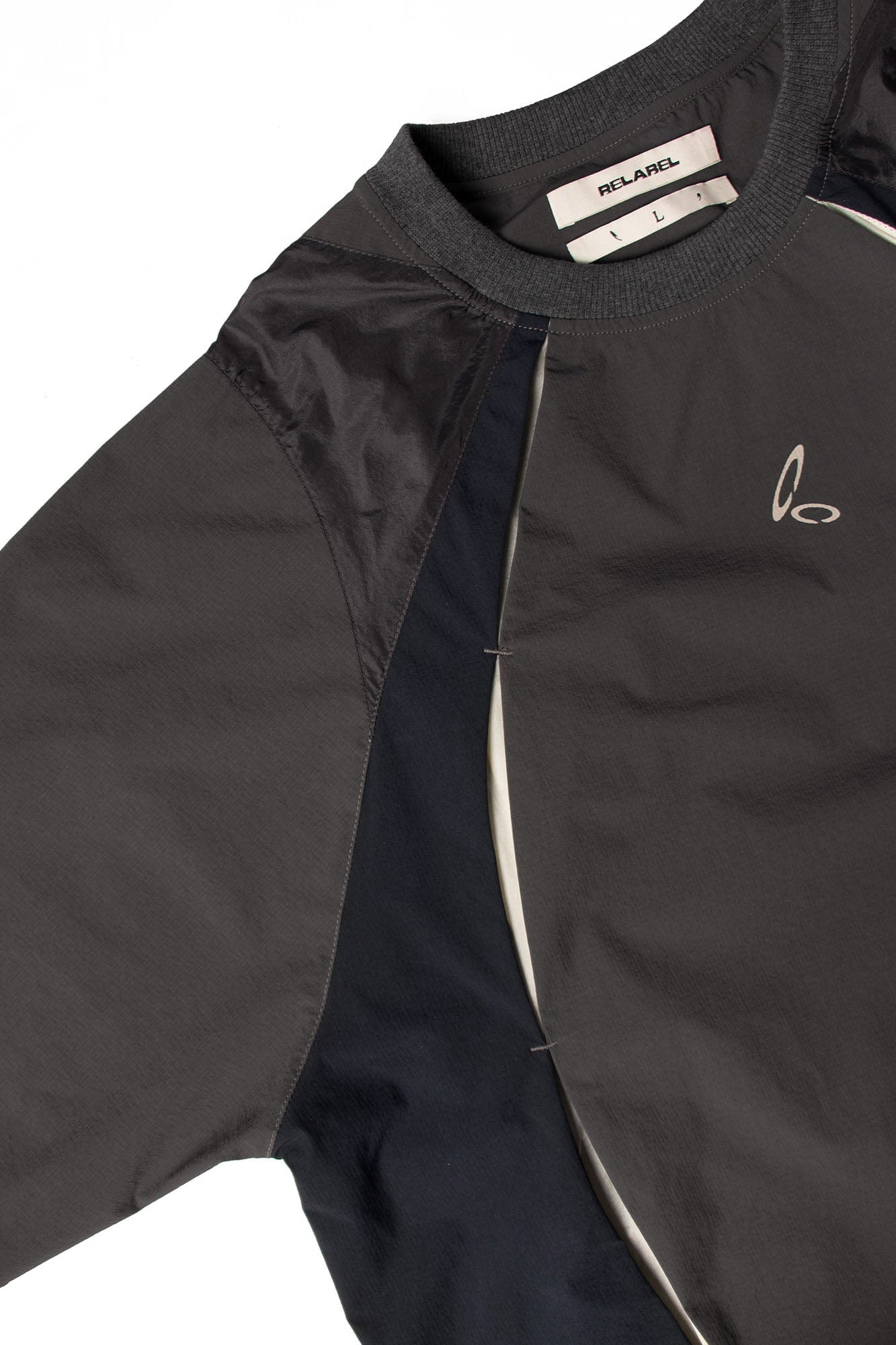 RELABEL Contrast Paneled Quick-Dry Long-Sleeve Tee, premium urban and streetwear designers apparel on PROJECTISR.com, RELABEL