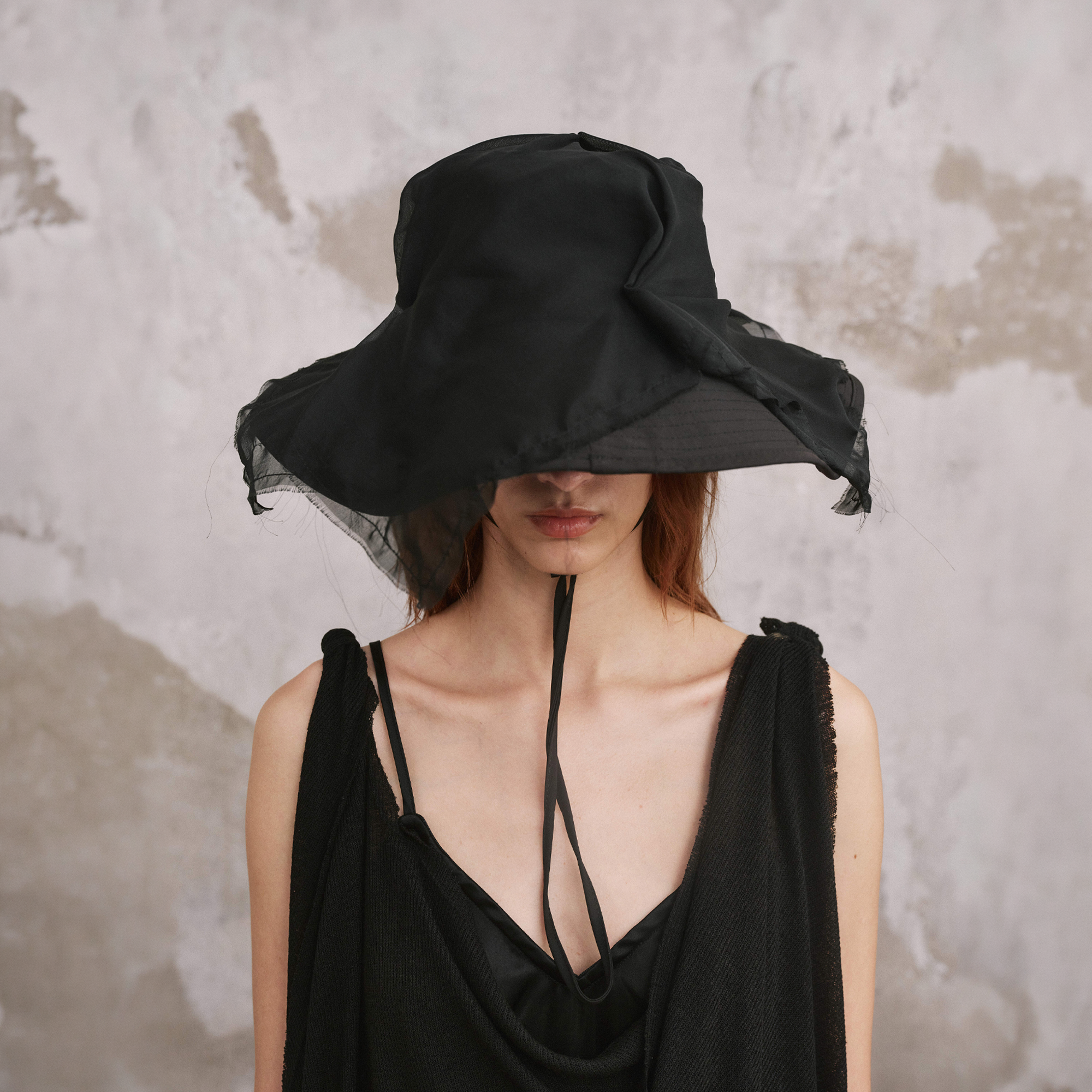 ILNya Nieternite Nifutur Mulberry Silk Veiled Sun Hat