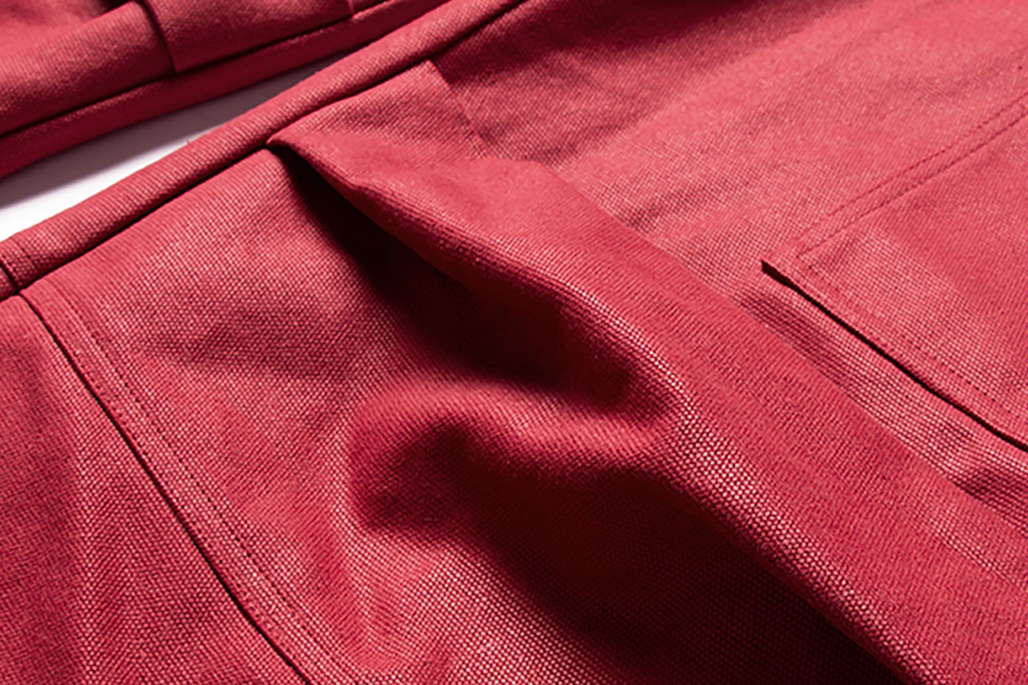 RELABEL Multi-Pocket Oversized Workwear Cargo Pants Red, premium urban and streetwear designers apparel on PROJECTISR.com, RELABEL