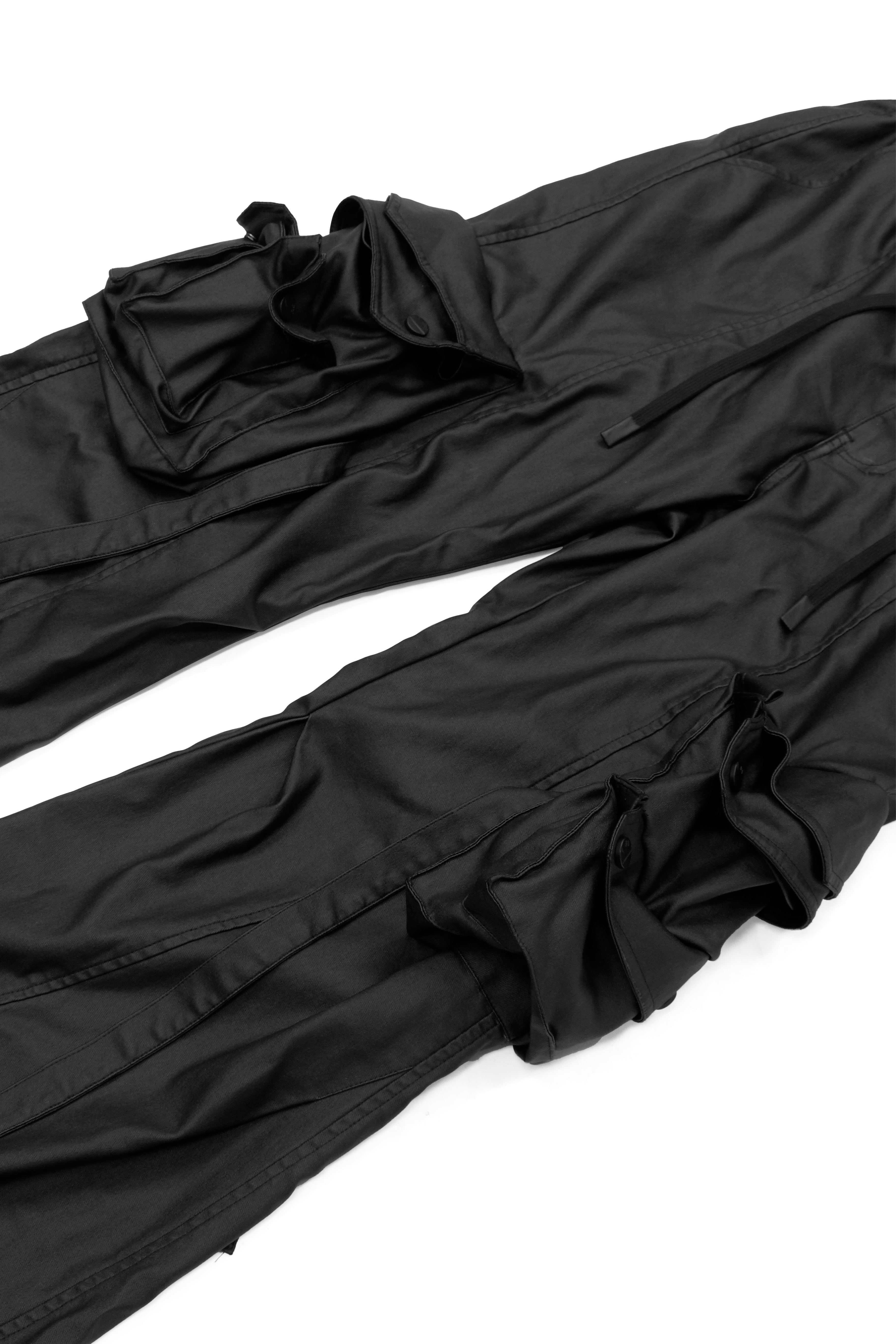 RELABEL Waxed Utility Drawstring Cargo, premium urban and streetwear designers apparel on PROJECTISR.com, RELABEL