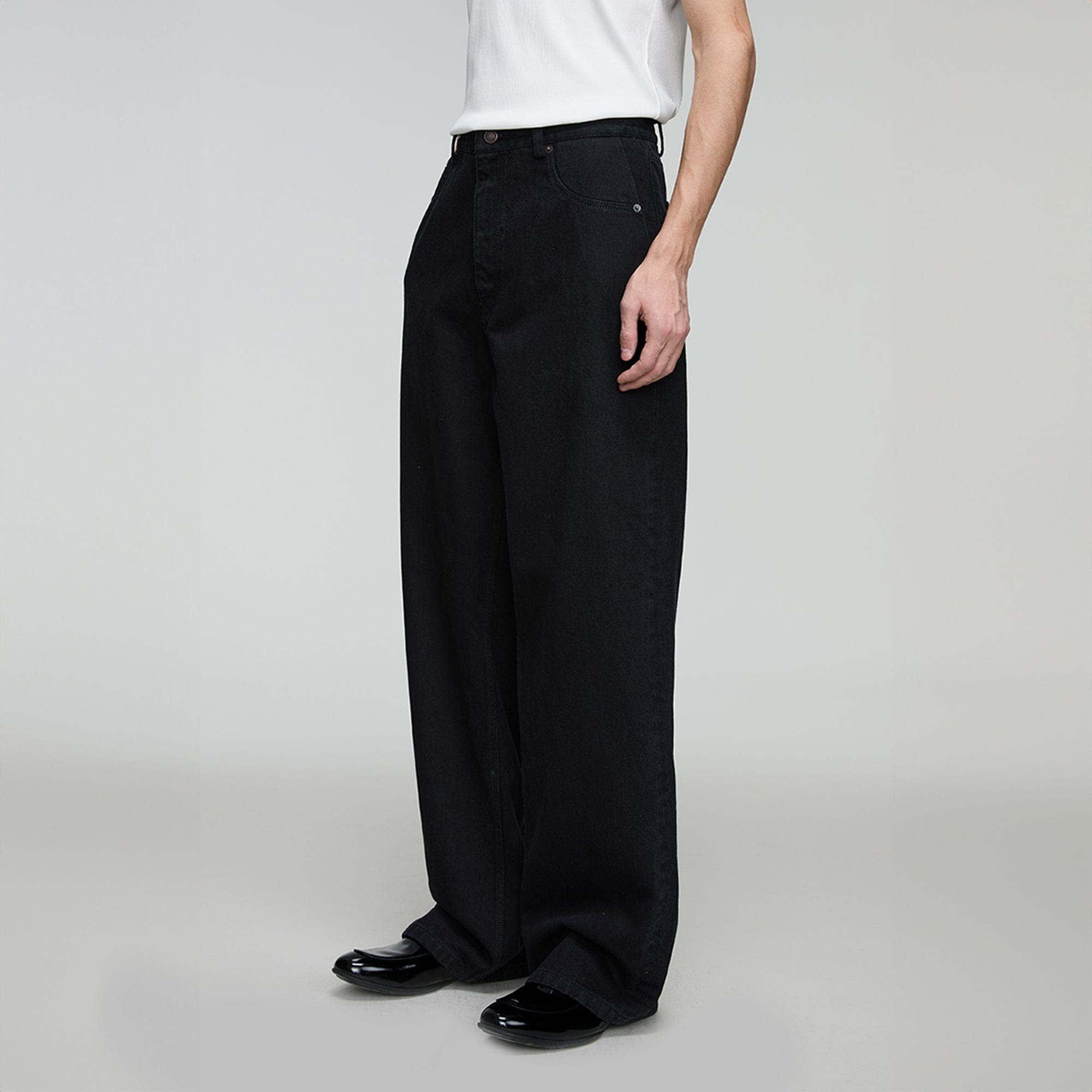 OPICLOTH Retro Straight-Leg Jeans, premium urban and streetwear designers apparel on PROJECTISR.com, OPICLOTH