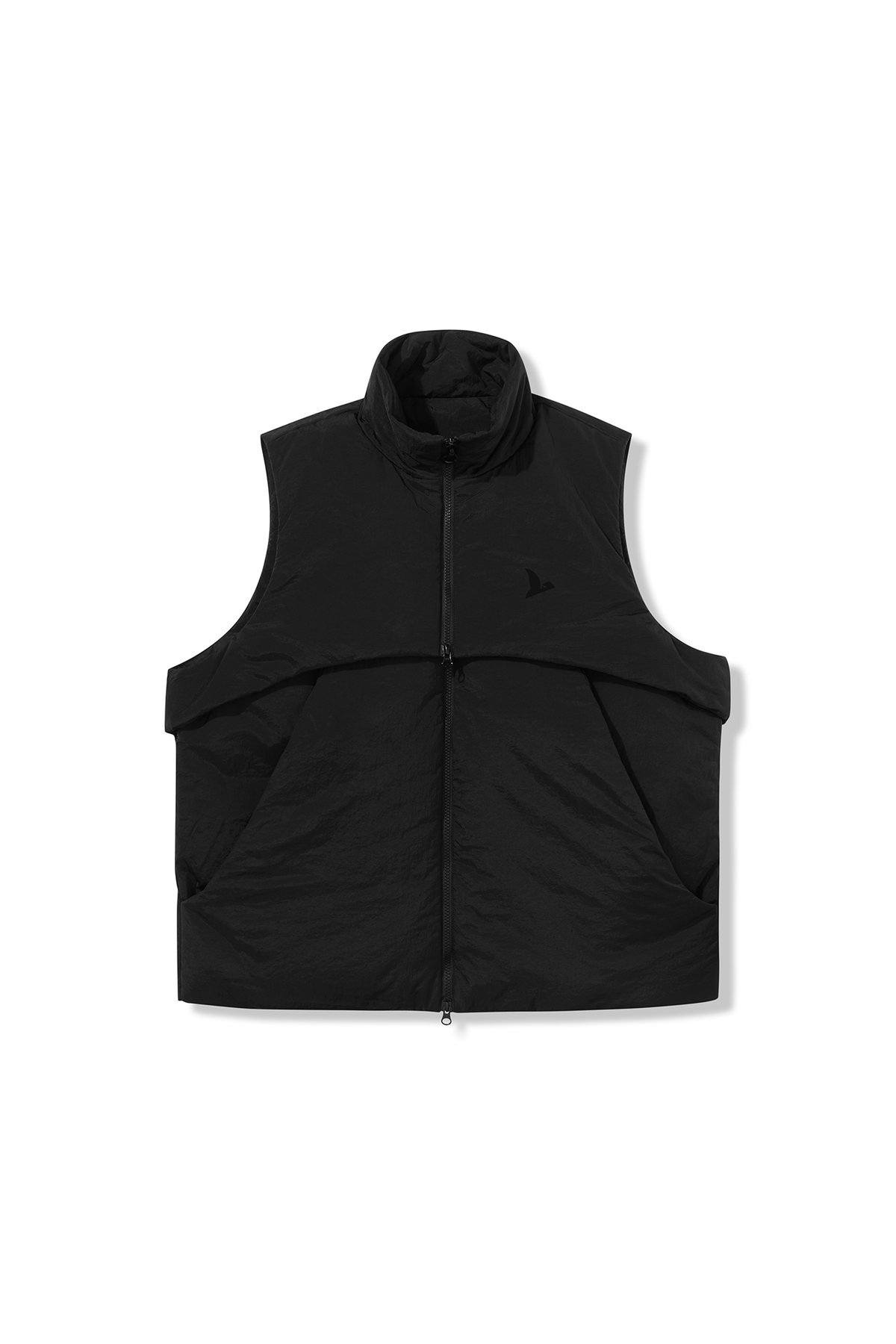 HALCYON Utility Stand-Collar Cotton-Padded Vest, premium urban and streetwear designers apparel on PROJECTISR.com, HALCYON