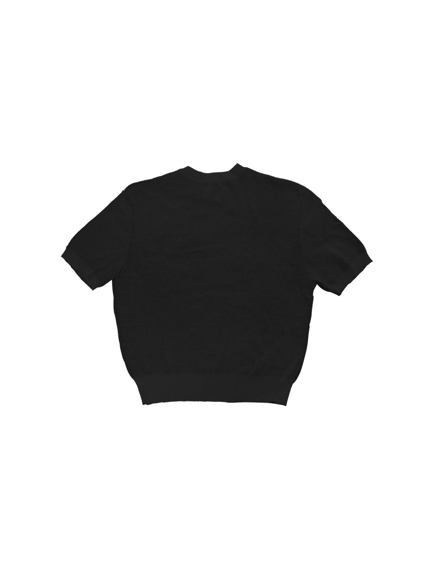 WANNA LAB Portrait Jacquard Knit T-Shirt