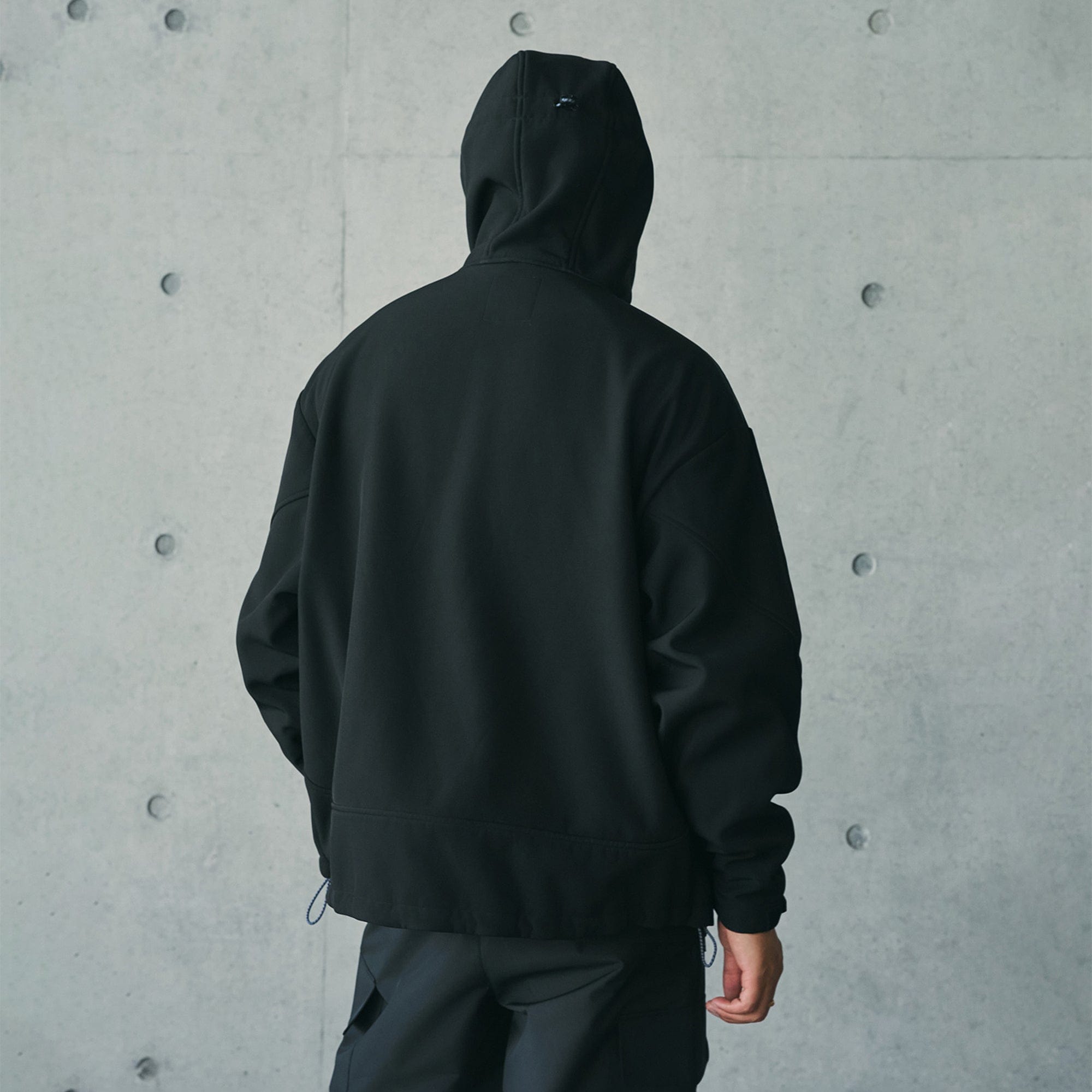 ENSHADOWER Deconstructed Asymmetrical Windbreaker, premium urban and streetwear designers apparel on PROJECTISR.com, ENSHADOWER