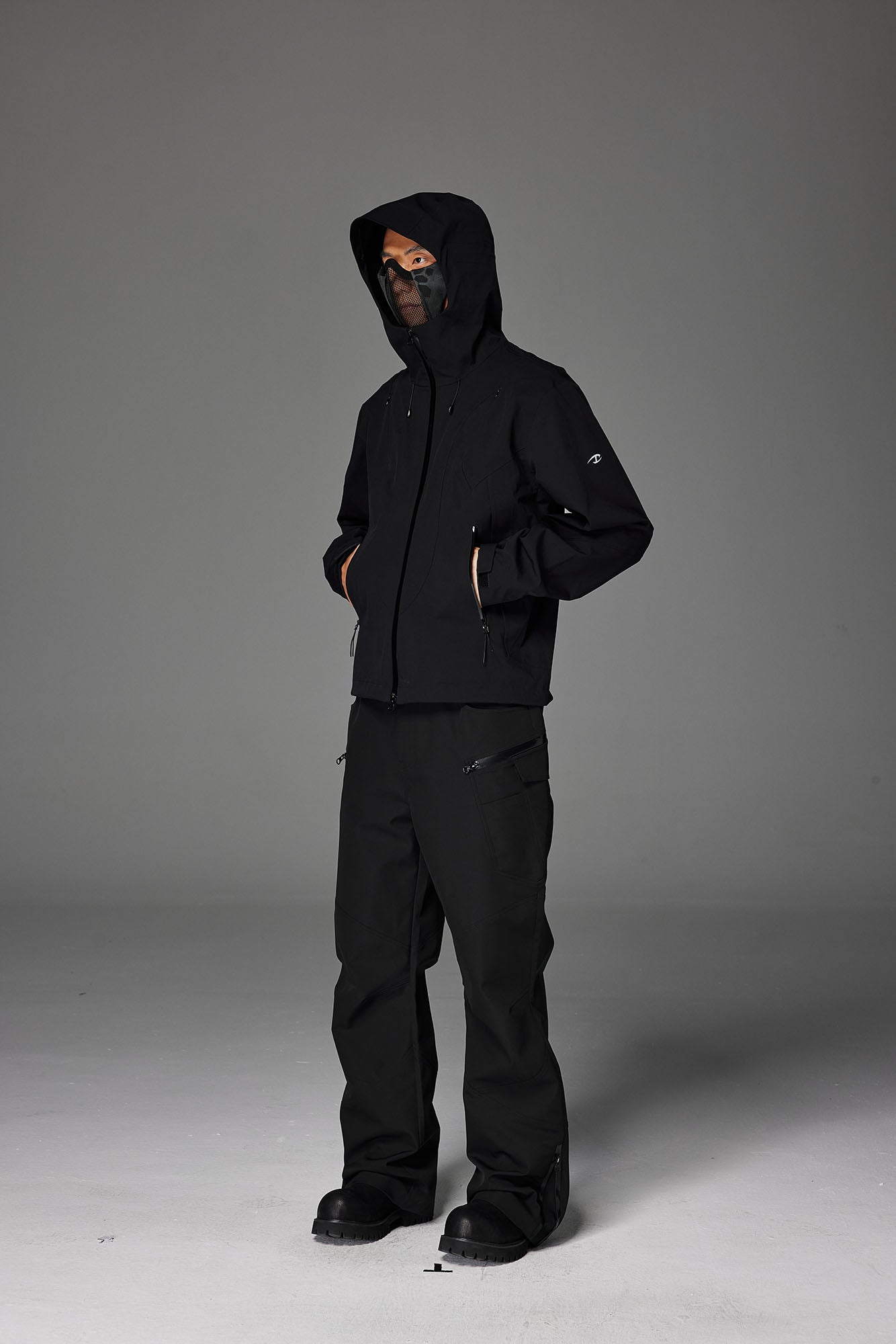 CATSSTAC Tech Panel Zip-Hem Waterproof Pants, premium urban and streetwear designers apparel on PROJECTISR.com, CATSSTAC