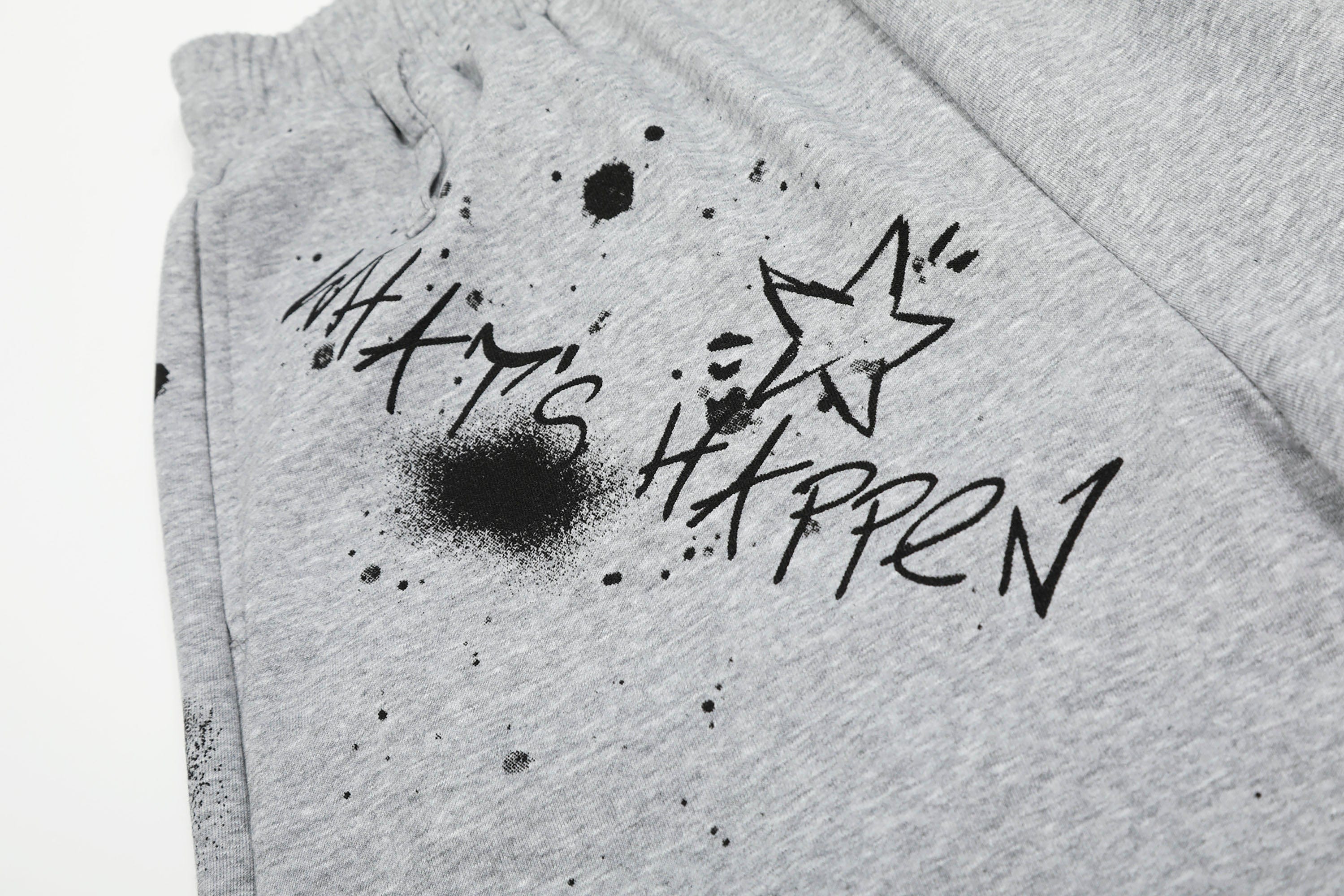 CLP Graffiti Spray Sweat Shorts