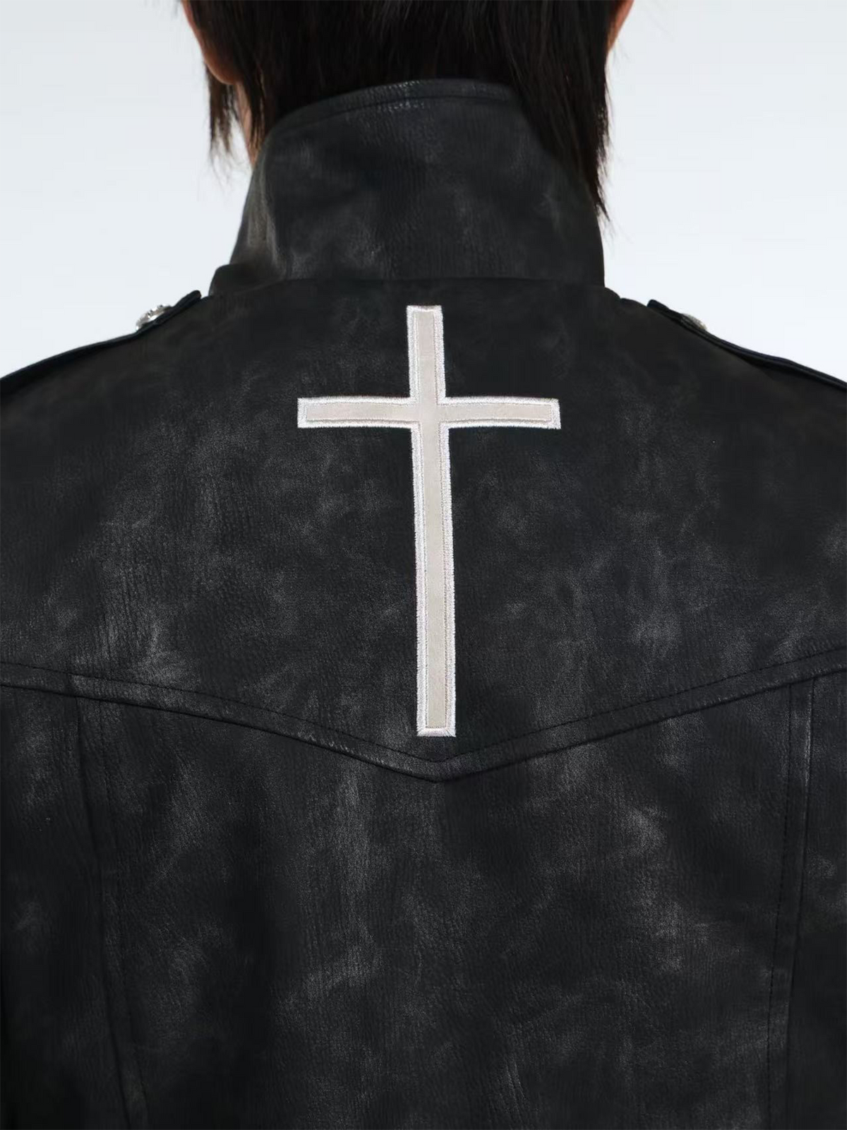 DETW Cross-Button Structured Coat