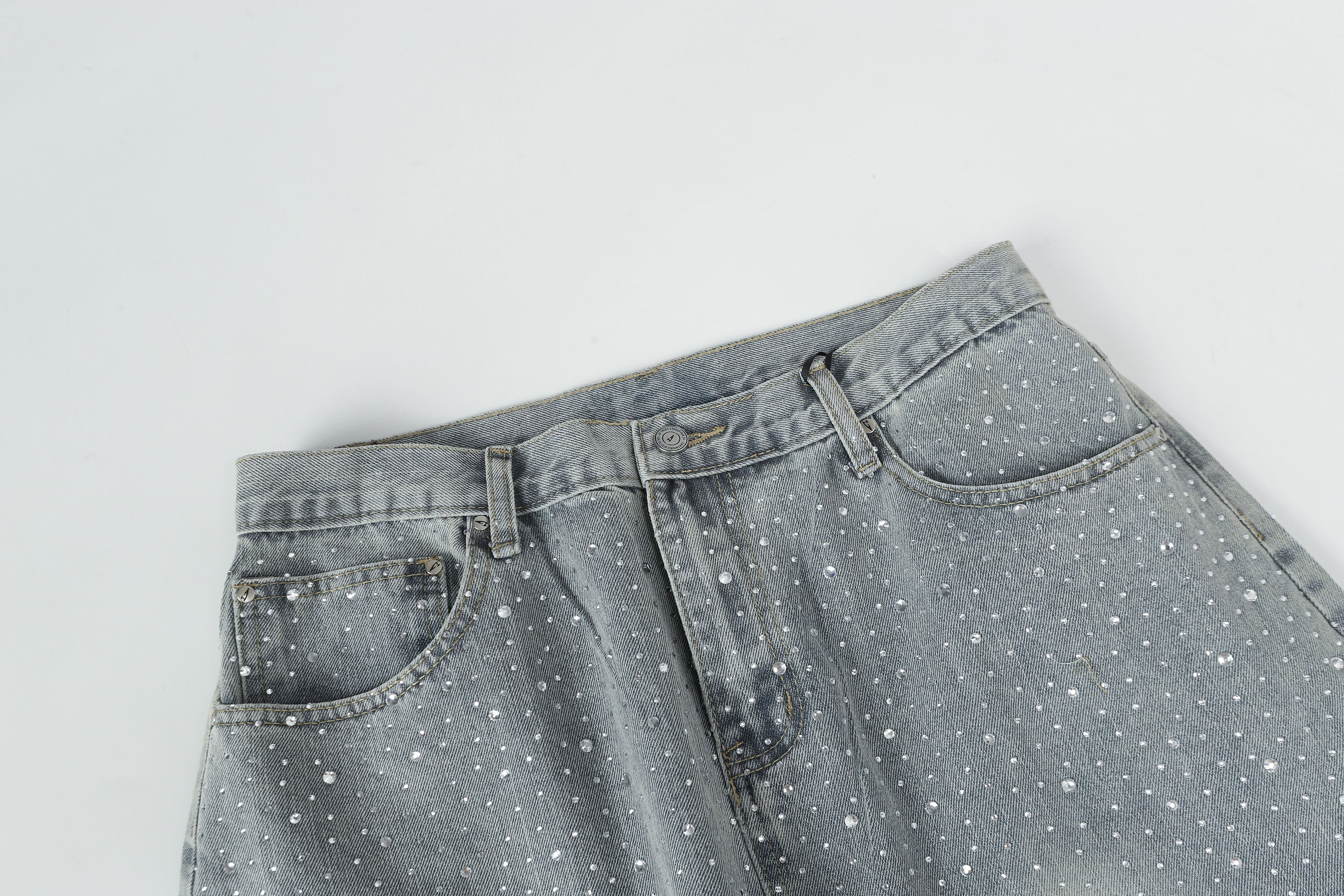 CLP Diamond Washed Straight-Leg Jeans