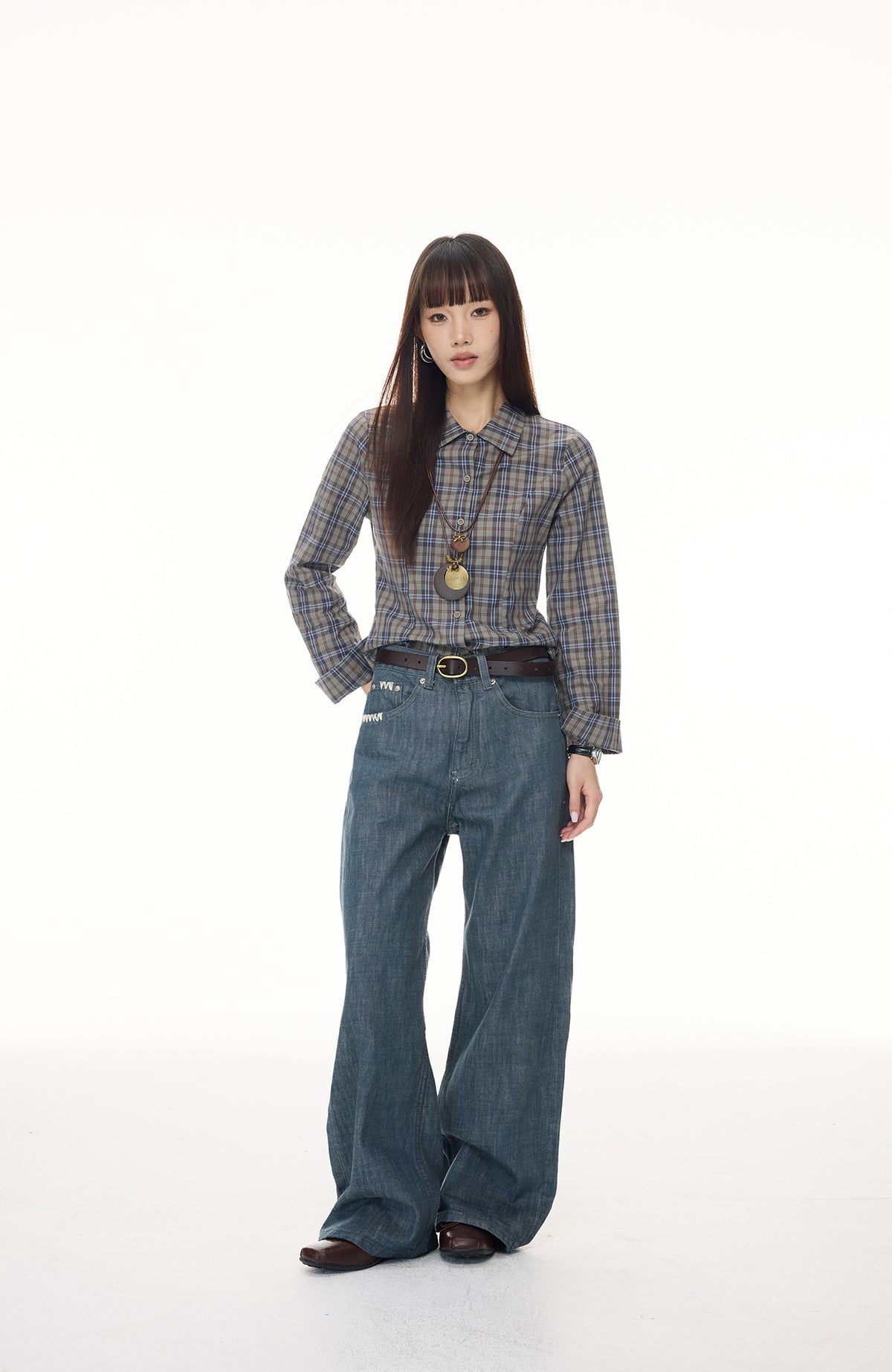 BOTANICA Retro Slim Flared Jeans
