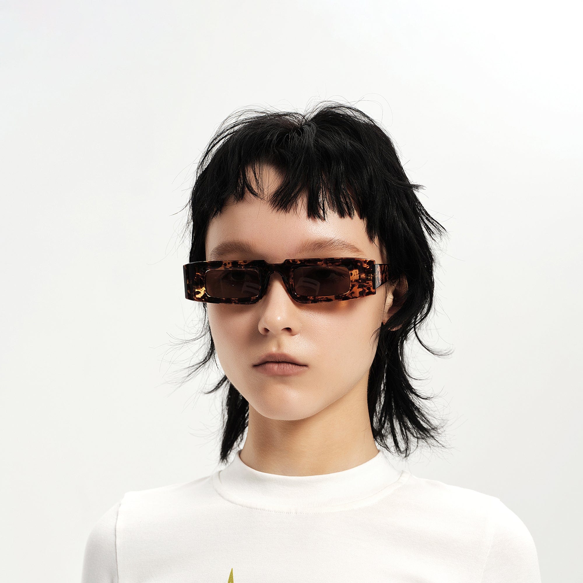 DAMAGE ASIA OPTICALS The Square Bold Frame Sunglasses, premium urban and streetwear designers apparel on PROJECTISR.com, DAMAGE ASIA