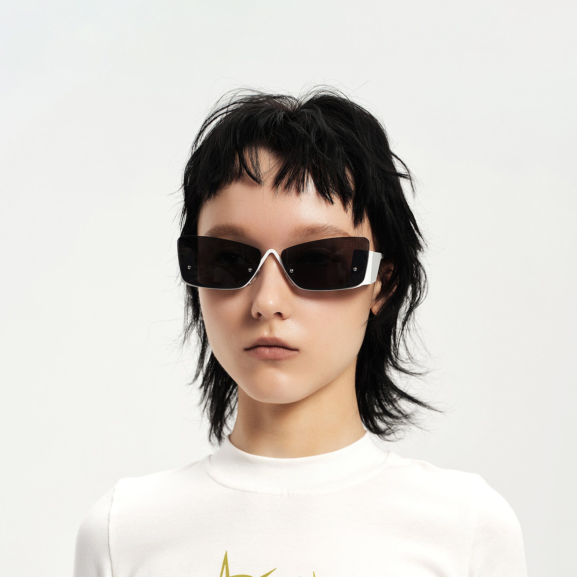 DAMAGE ASIA OPTICALS Modern Half Frame Sunglasses, premium urban and streetwear designers apparel on PROJECTISR.com, DAMAGE ASIA