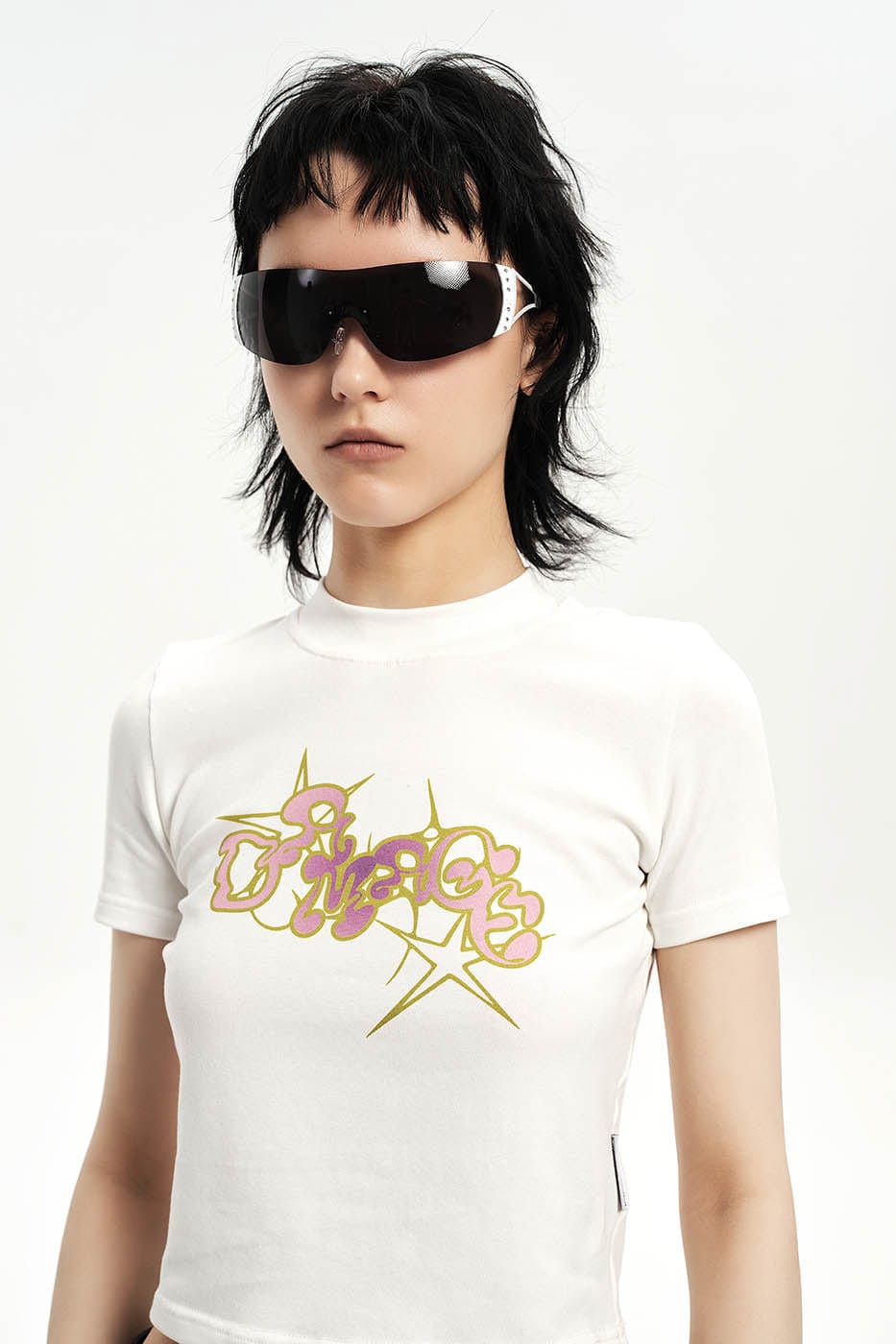 DAMAGE ASIA OPTICALS Rhinestone Frameless Sunglasses, premium urban and streetwear designers apparel on PROJECTISR.com, DAMAGE ASIA