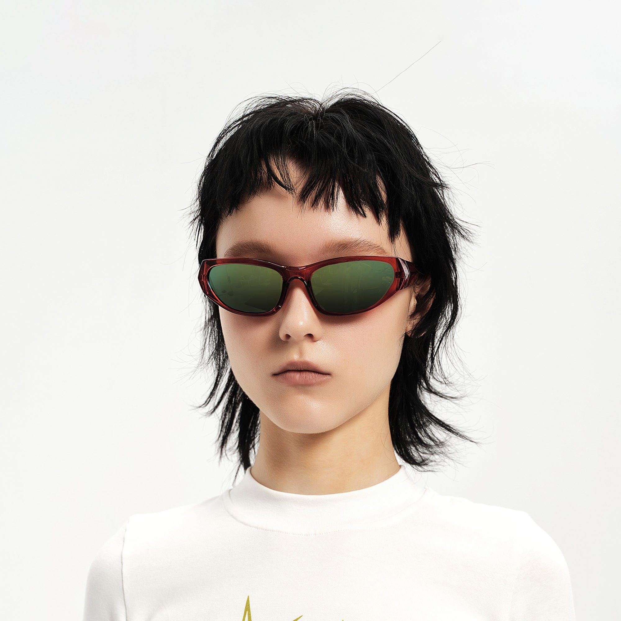 DAMAGE ASIA OPTICALS Essential Cat Eye Bold Frame Sunglasses, premium urban and streetwear designers apparel on PROJECTISR.com, DAMAGE ASIA