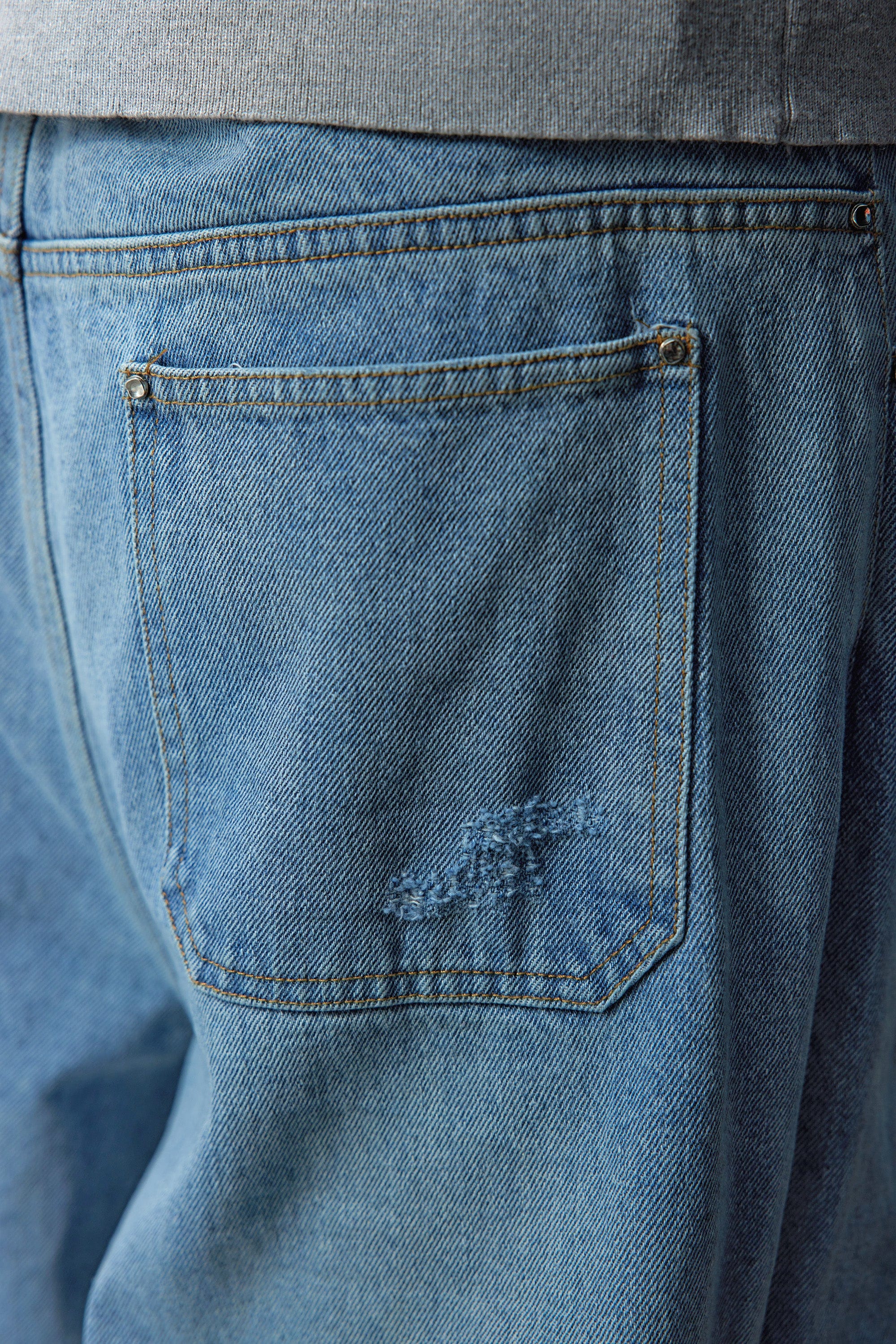 WHISTLEHUNTER Stacked Washed Rivet Flare Jeans, premium urban and streetwear designers apparel on PROJECTISR.com, WHISTLEHUNTER