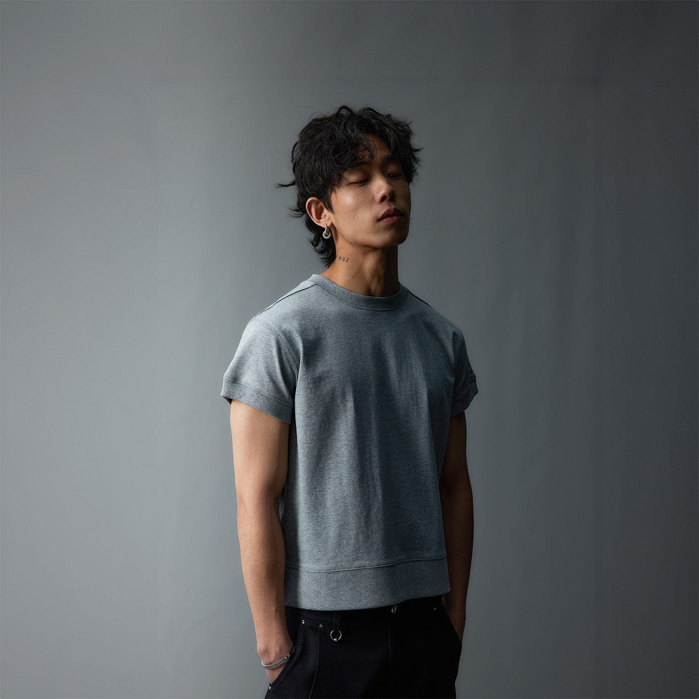 WHISTLEHUNTER Classic Stitch Leather-Tag Heavyweight T-Shirt, premium urban and streetwear designers apparel on PROJECTISR.com, WHISTLEHUNTER
