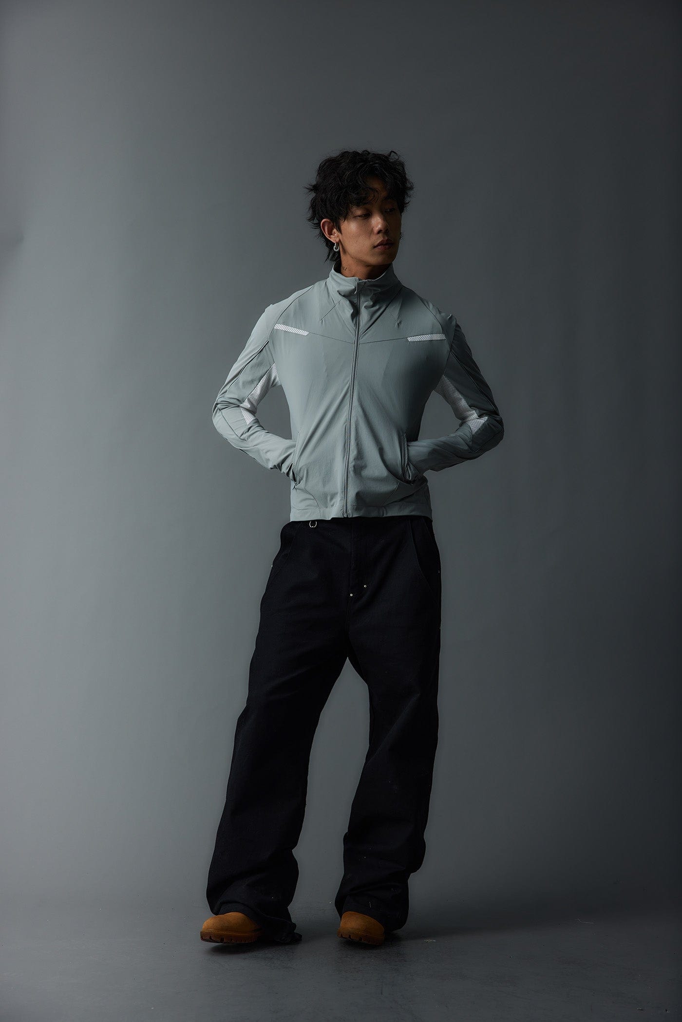 WHISTLEHUNTER Glacier Shuttle Spliced Slim Fit Jacket, premium urban and streetwear designers apparel on PROJECTISR.com, WHISTLEHUNTER