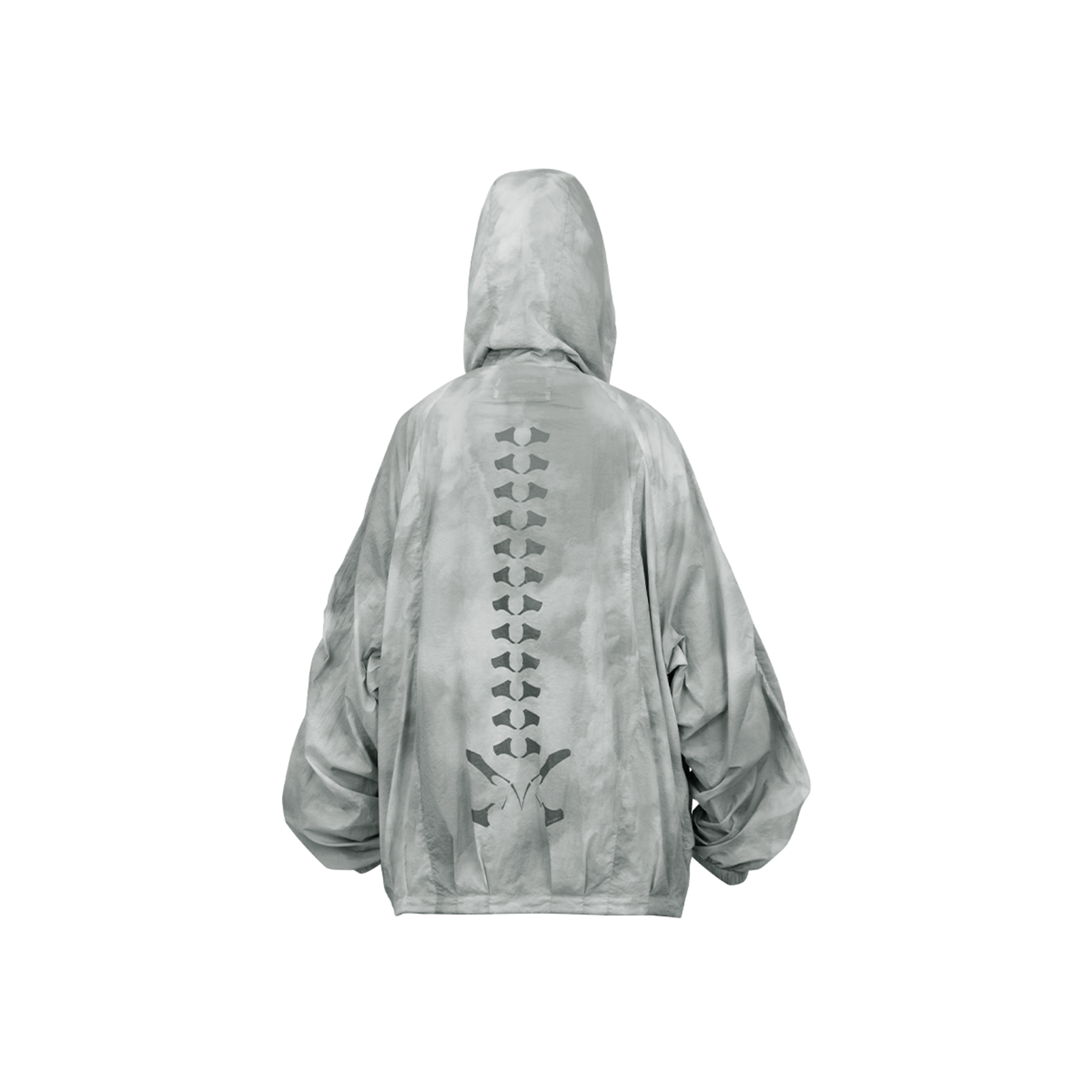 RELABEL Acid-Wash Balloon Hem Hooded Jacket Black, premium urban and streetwear designers apparel on PROJECTISR.com, RELABEL