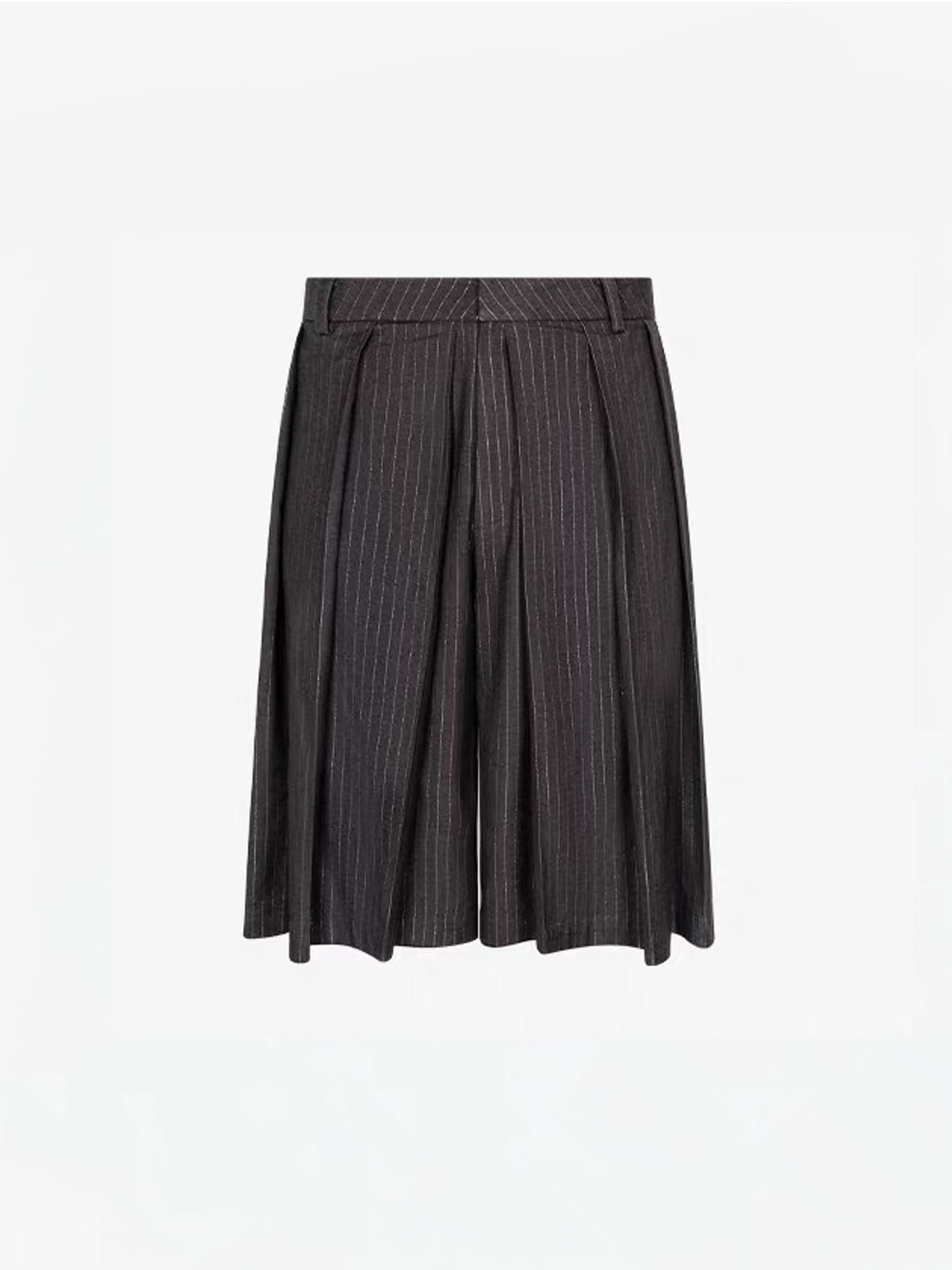 TIWILLTANG Pleated Pinstripe Skirt Shorts, premium urban and streetwear designers apparel on PROJECTISR.com, TIWILLTANG