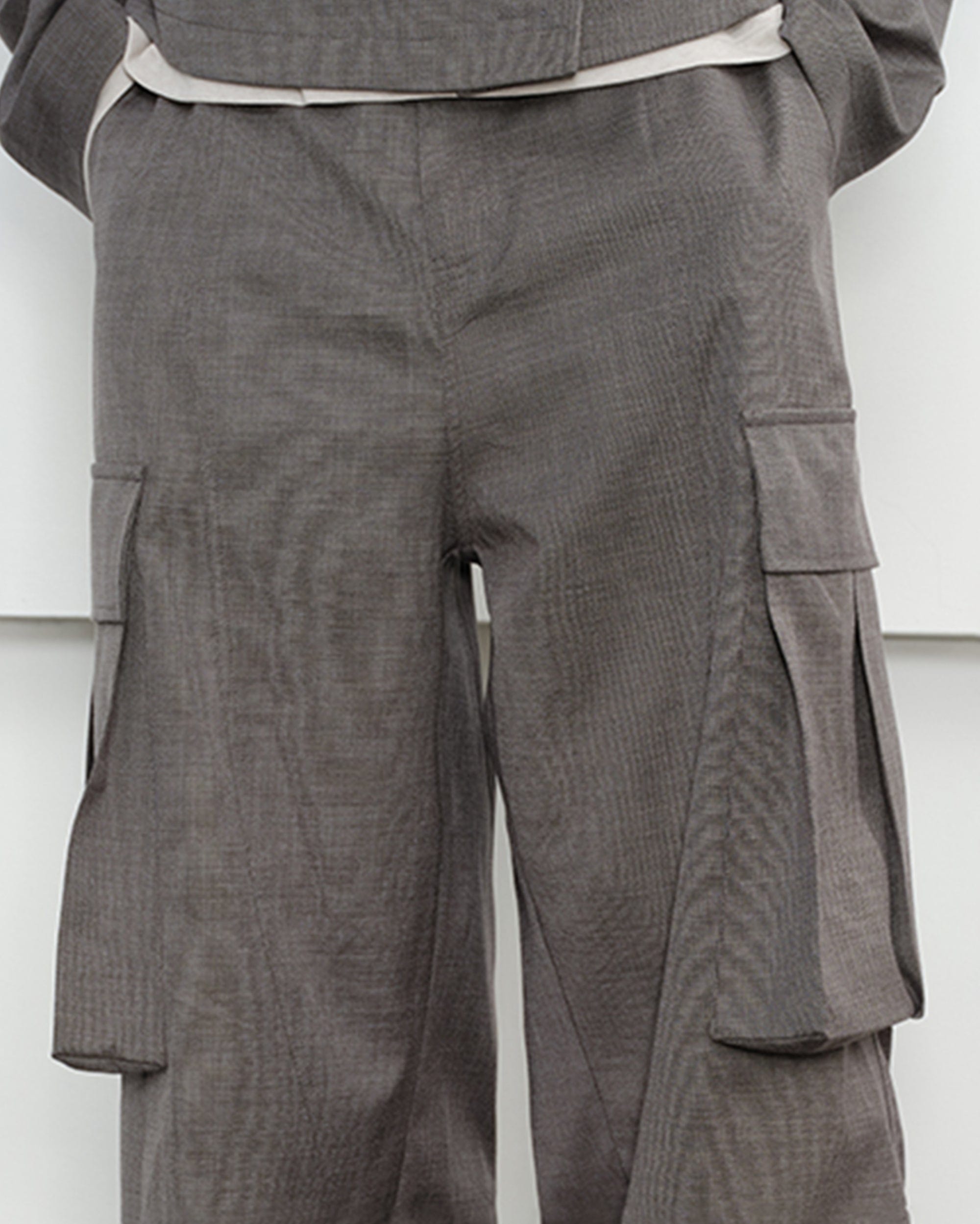 KREATE Multi-Pocket Wide-Leg Cargo Trousers, premium urban and streetwear designers apparel on PROJECTISR.com, KREATE