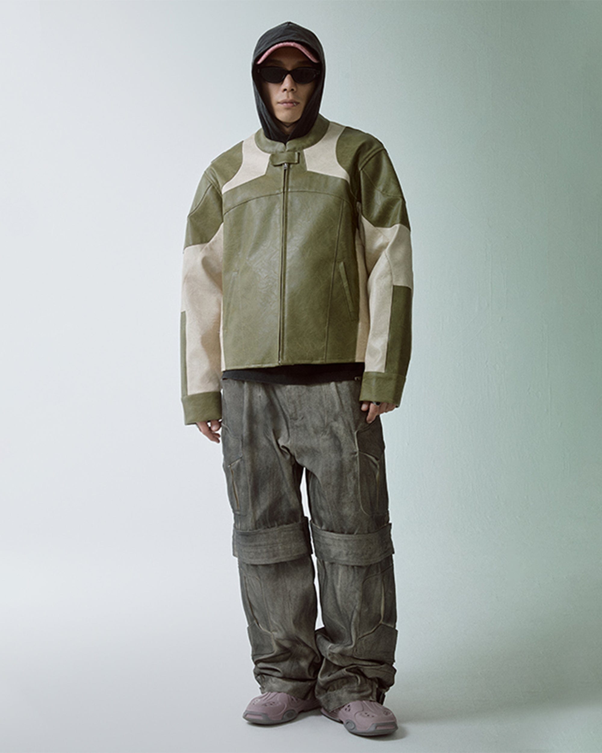 F2CE Retro Dirty Fit Double-Knee Cargo Pants, premium urban and streetwear designers apparel on PROJECTISR.com, F2CE