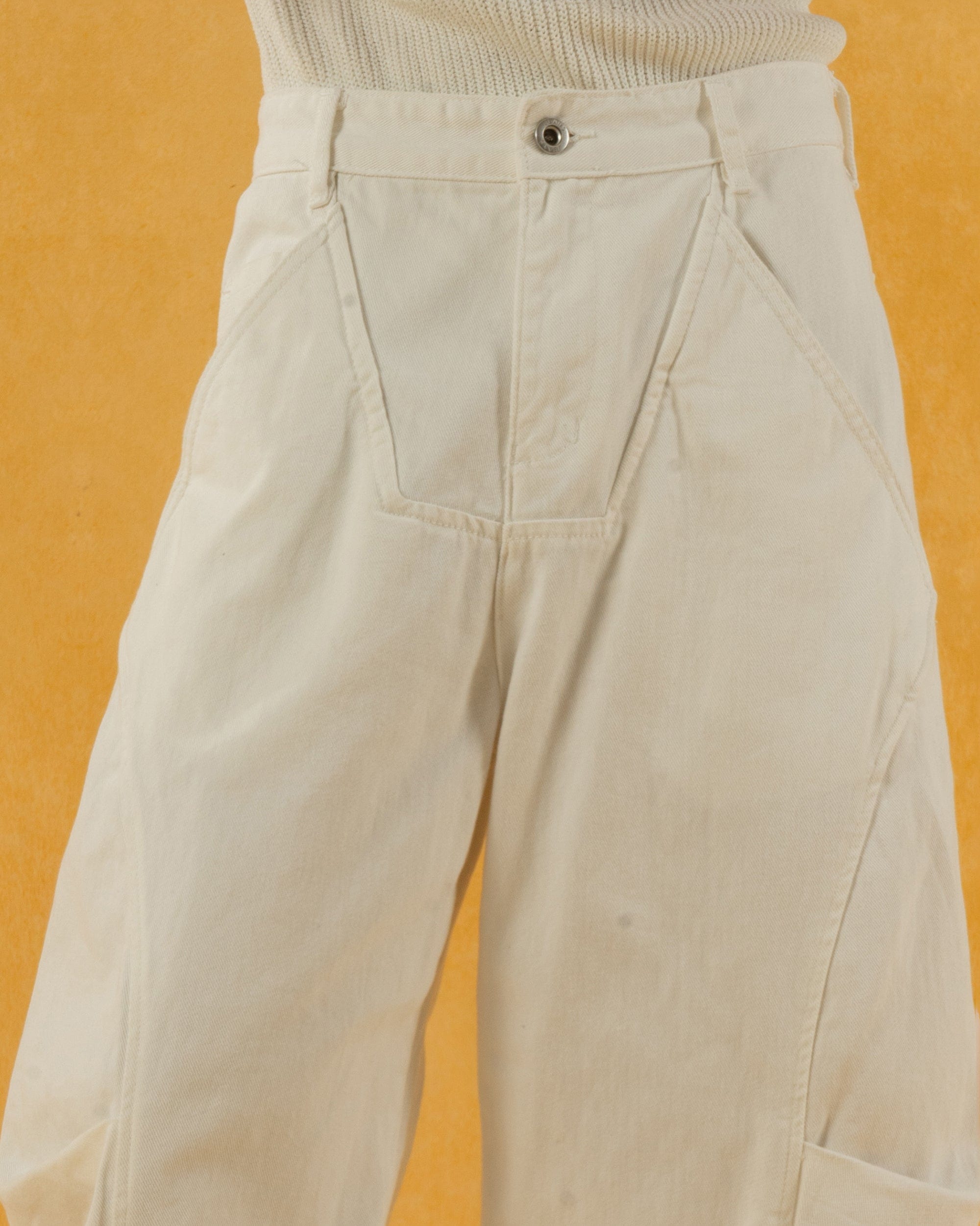 CLP Deconstructed Pleated Button Wide-Leg Pants, premium urban and streetwear designers apparel on PROJECTISR.com, CLP